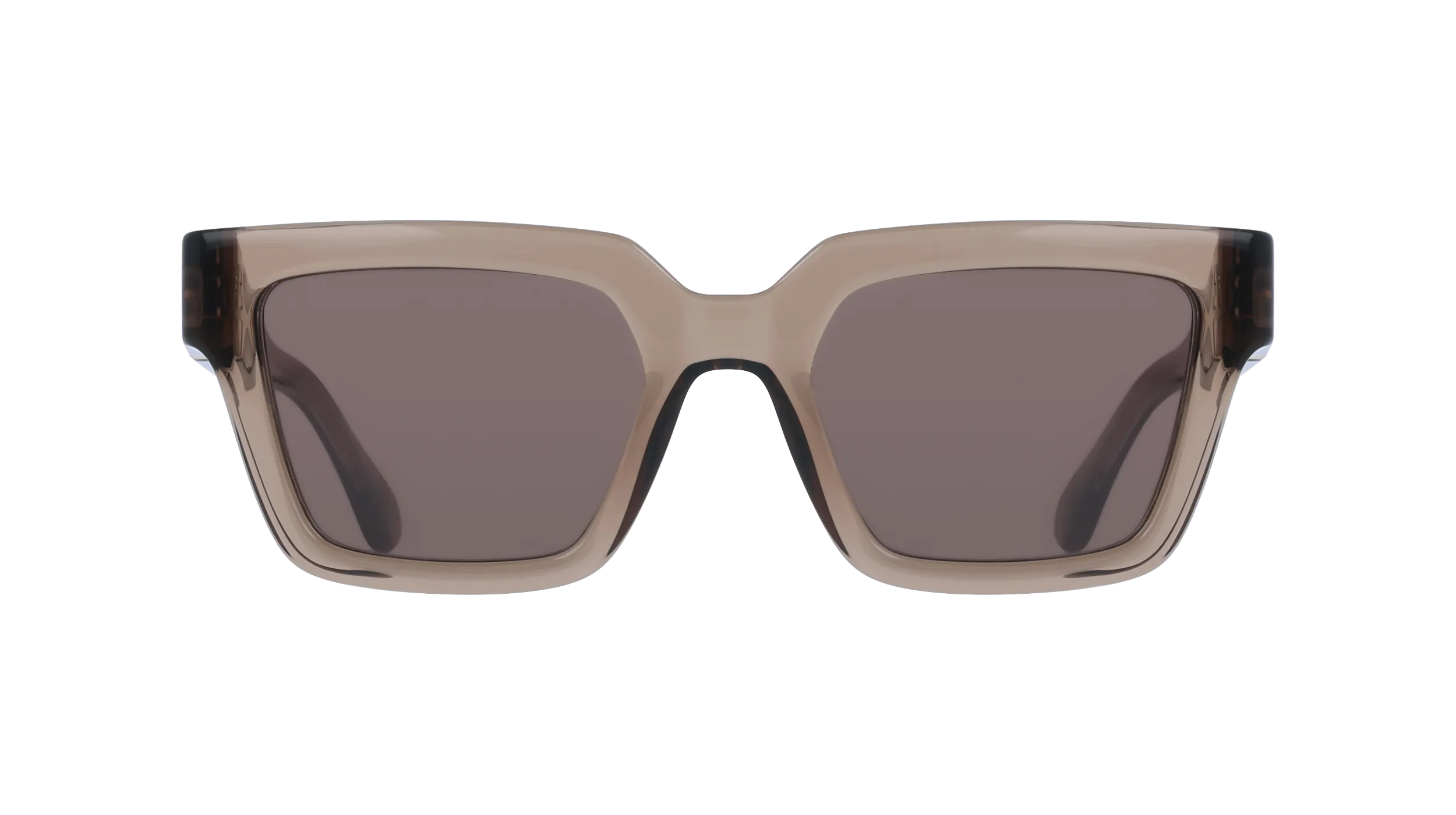 Ferragamo SF2066S 232 Occhiali da sole Acetato Marrone Squadrata Normale - immagine 2