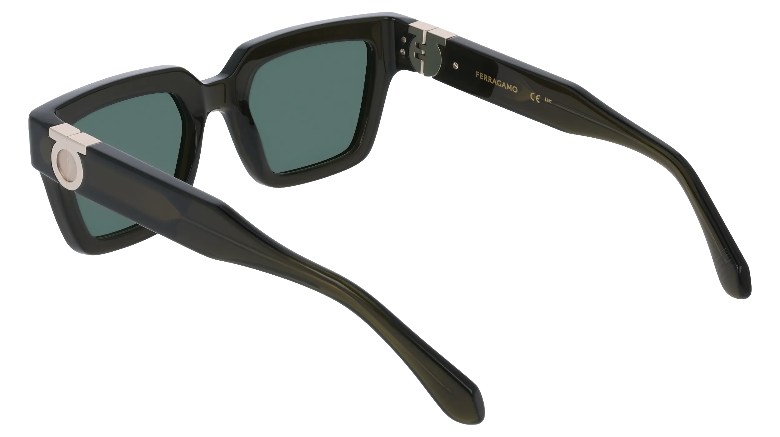 Ferragamo SF2066S 302 Occhiali da sole Acetato Squadrata Normale - immagine 4
