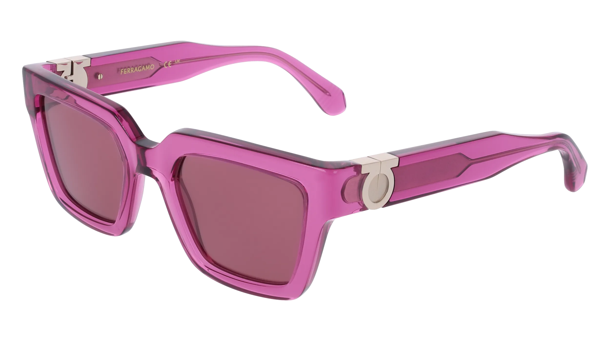 Ferragamo SF2066S 665 Occhiali da sole Acetato Squadrata Normale - immagine 1