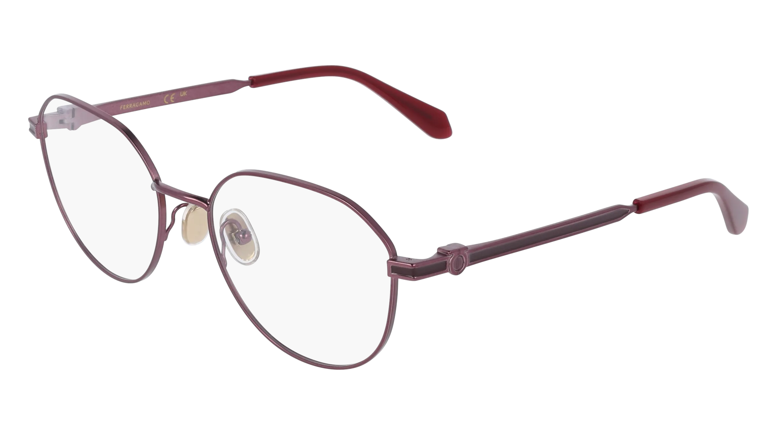 Ferragamo SF2236 602 Montature da vista Metallo Bordeaux Normale - immagine 1