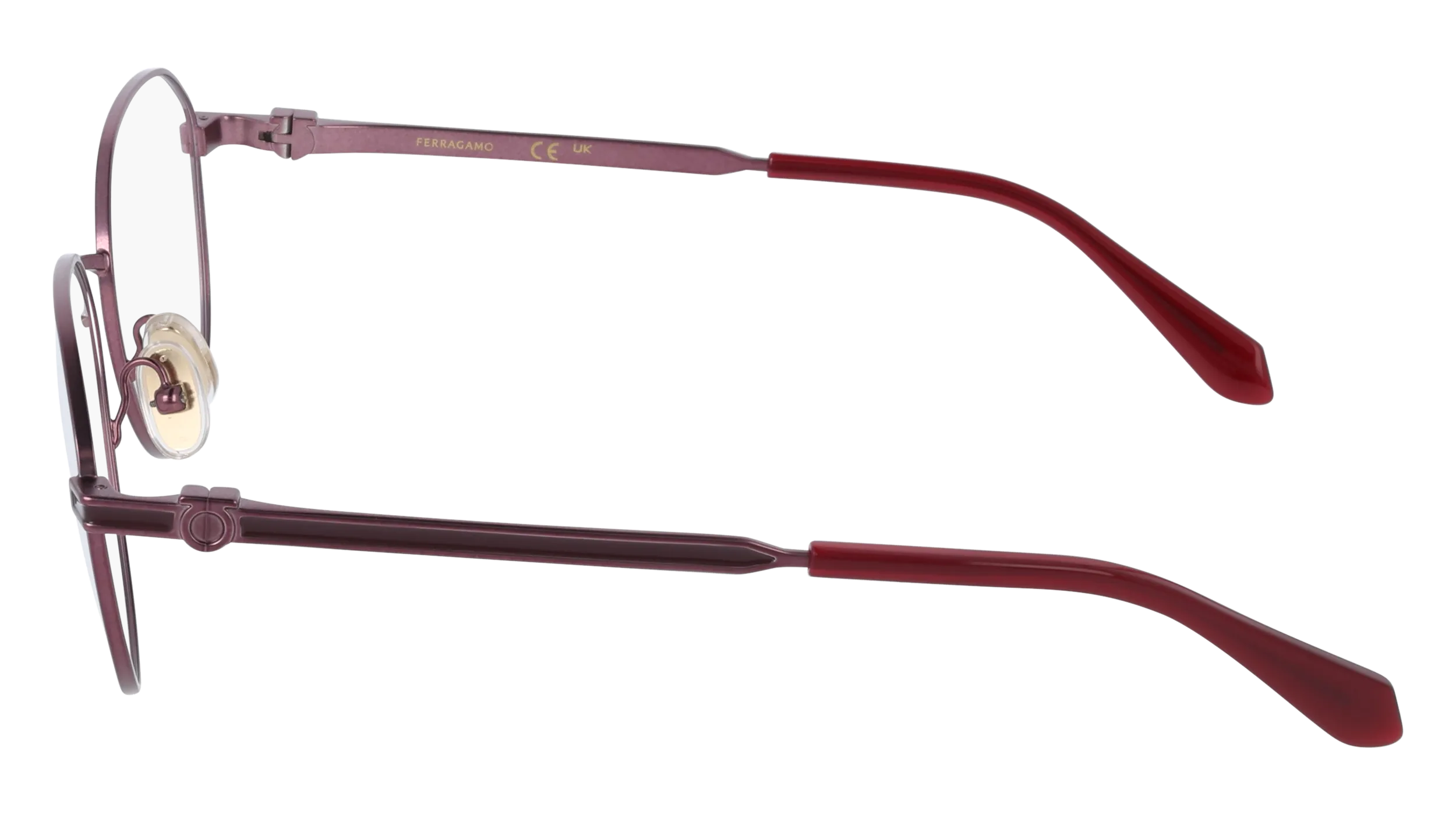 Ferragamo SF2236 602 Montature da vista Metallo Bordeaux Normale - immagine 3