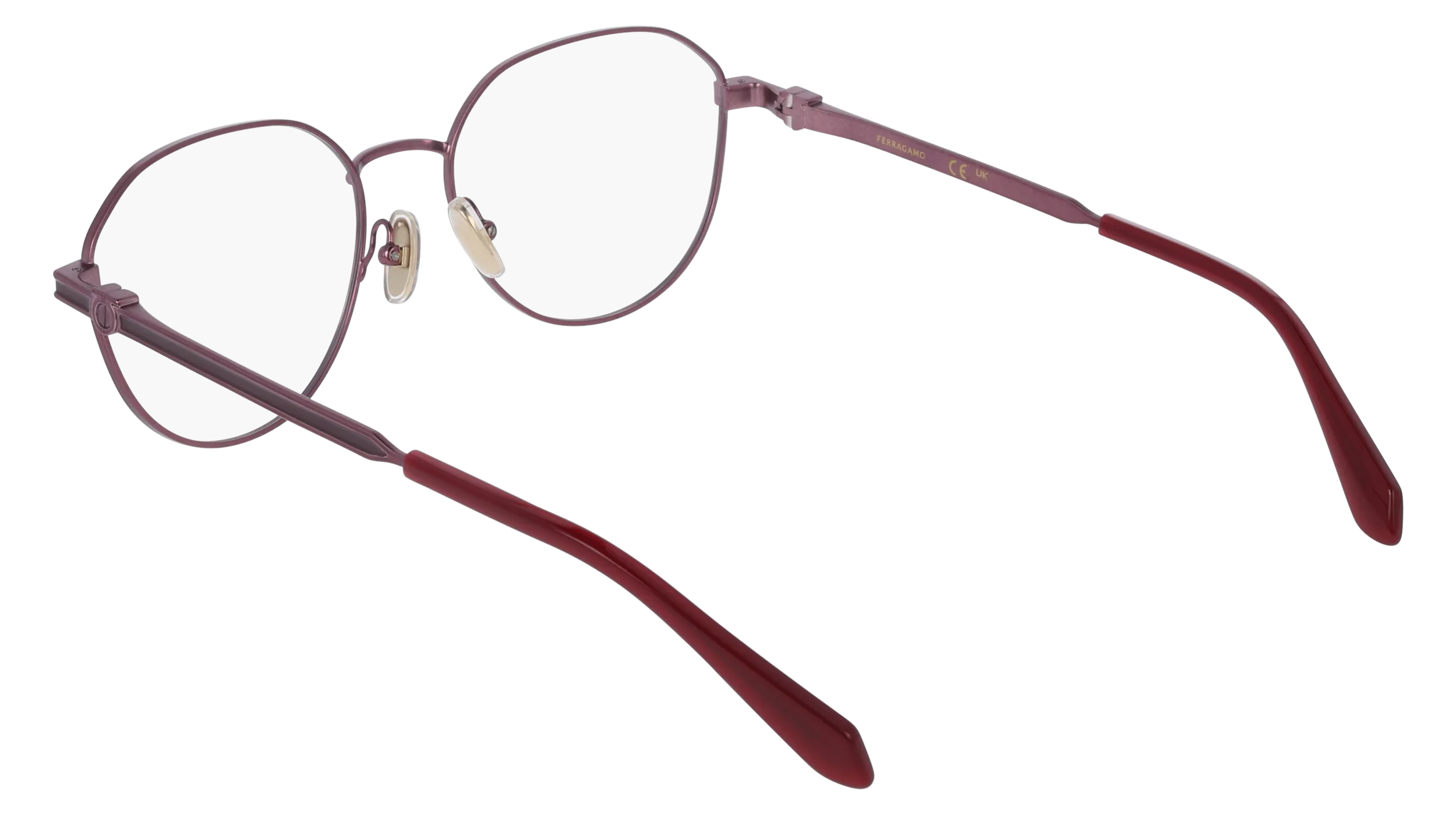 Ferragamo SF2236 602 Montature da vista Metallo Bordeaux Normale - immagine 4
