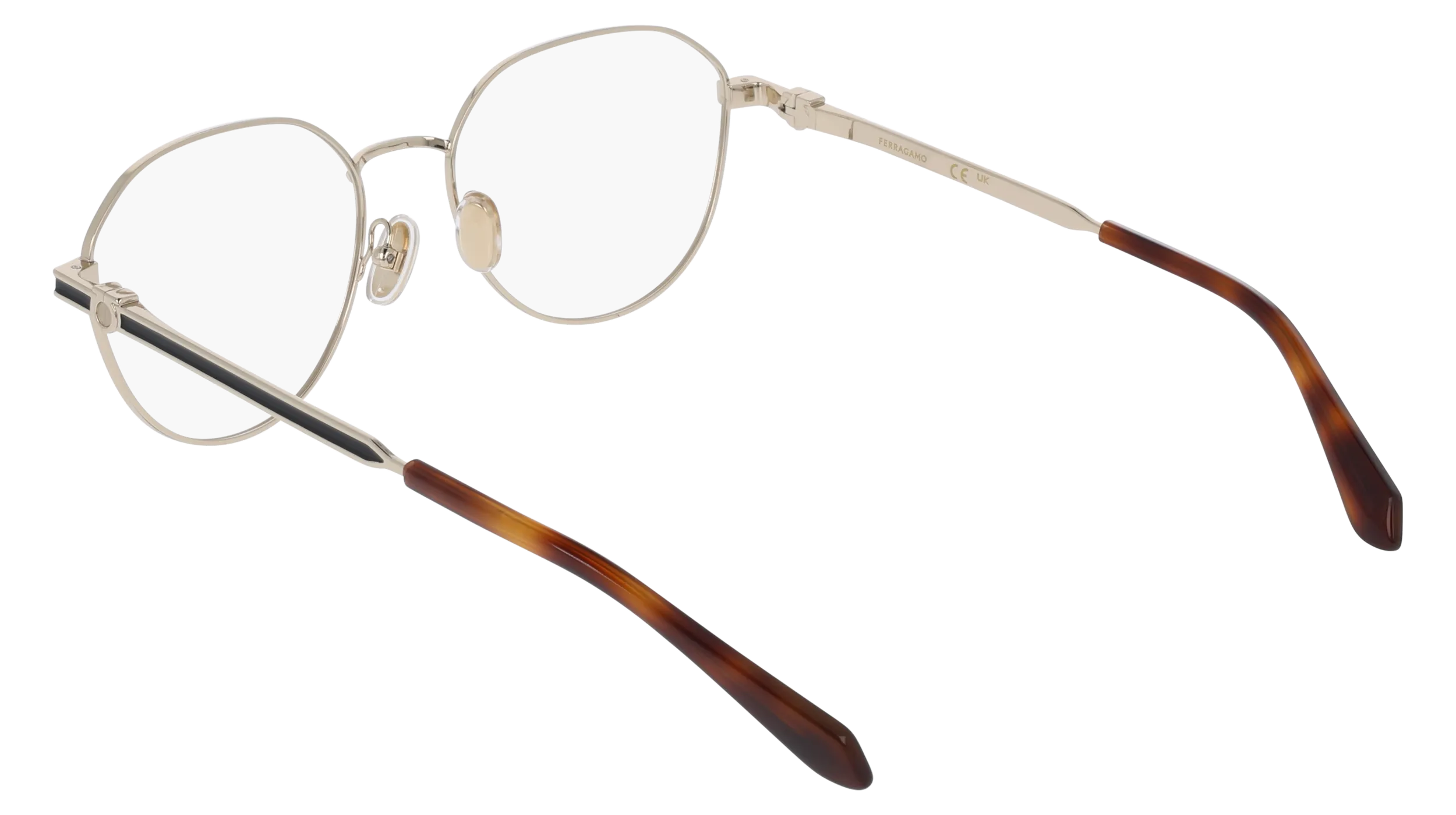 Ferragamo SF2236 710 Montature da vista Metallo Oro Normale - immagine 4