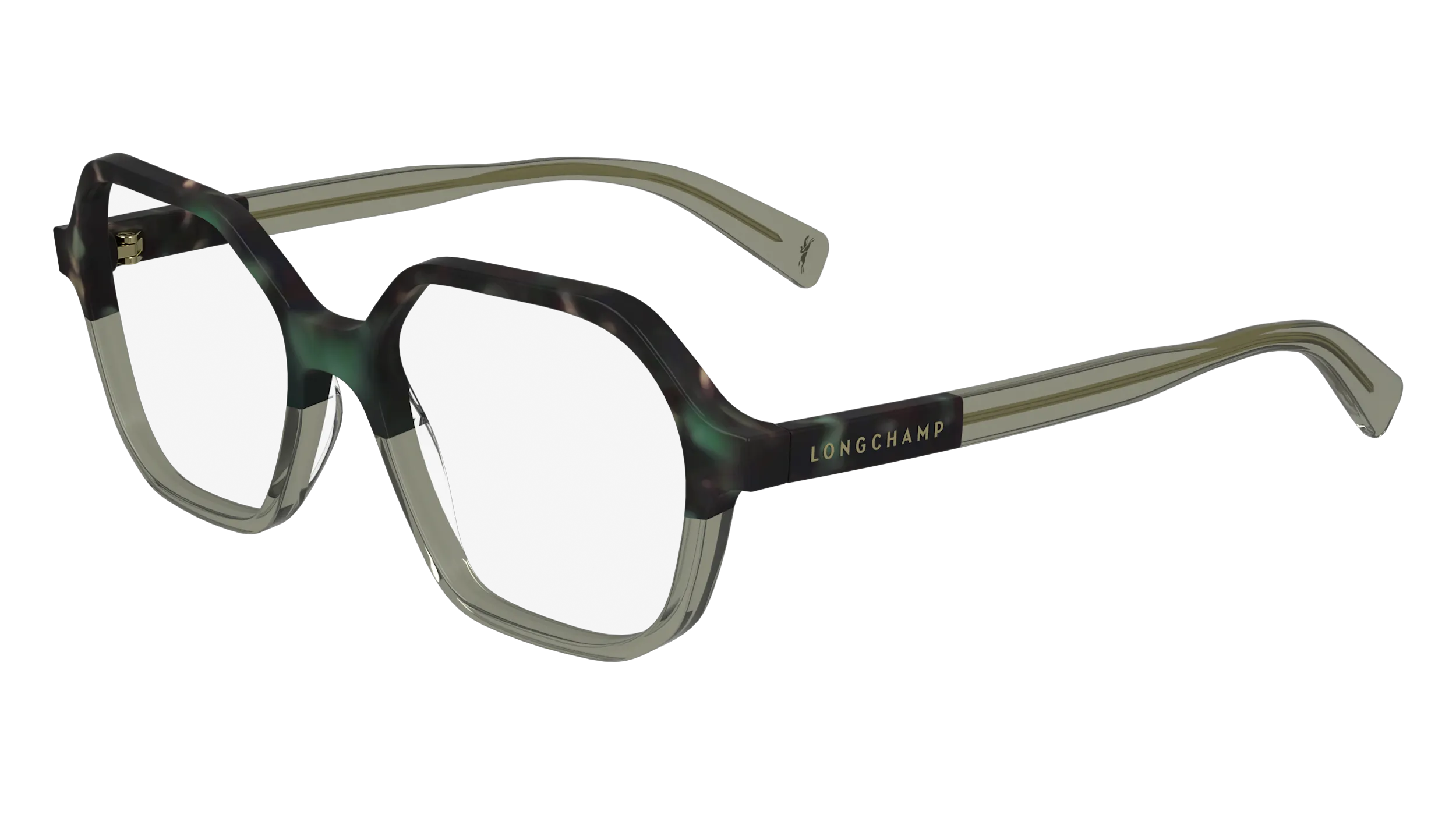 LONGCHAMP LO2740 311 Montature da vista Acetato Verde Squadrata Normale - immagine 1