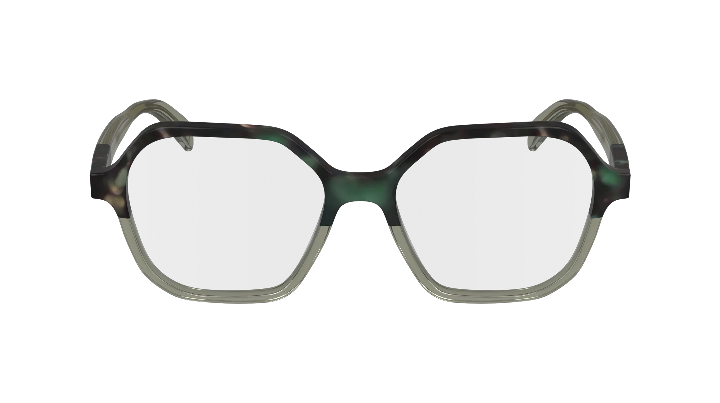 LONGCHAMP LO2740 311 Montature da vista Acetato Verde Squadrata Normale - immagine 2