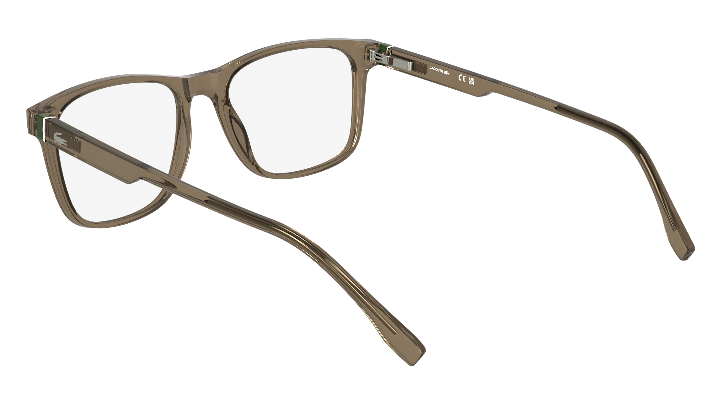 Lacoste L2974 210 Montature da vista Bio-iniettato Marrone Squadrata Normale - immagine 4