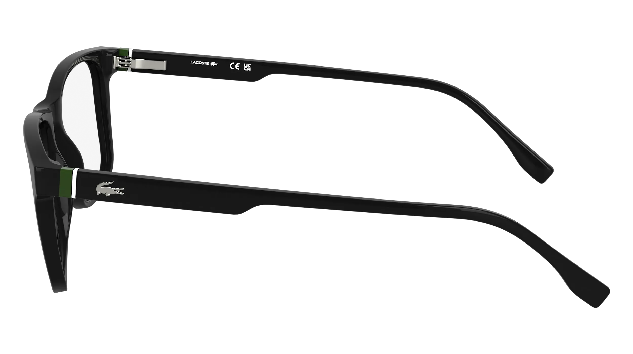 Lacoste L2974 001 Montature da vista Bio-iniettato Nero Squadrata Normale - immagine 3