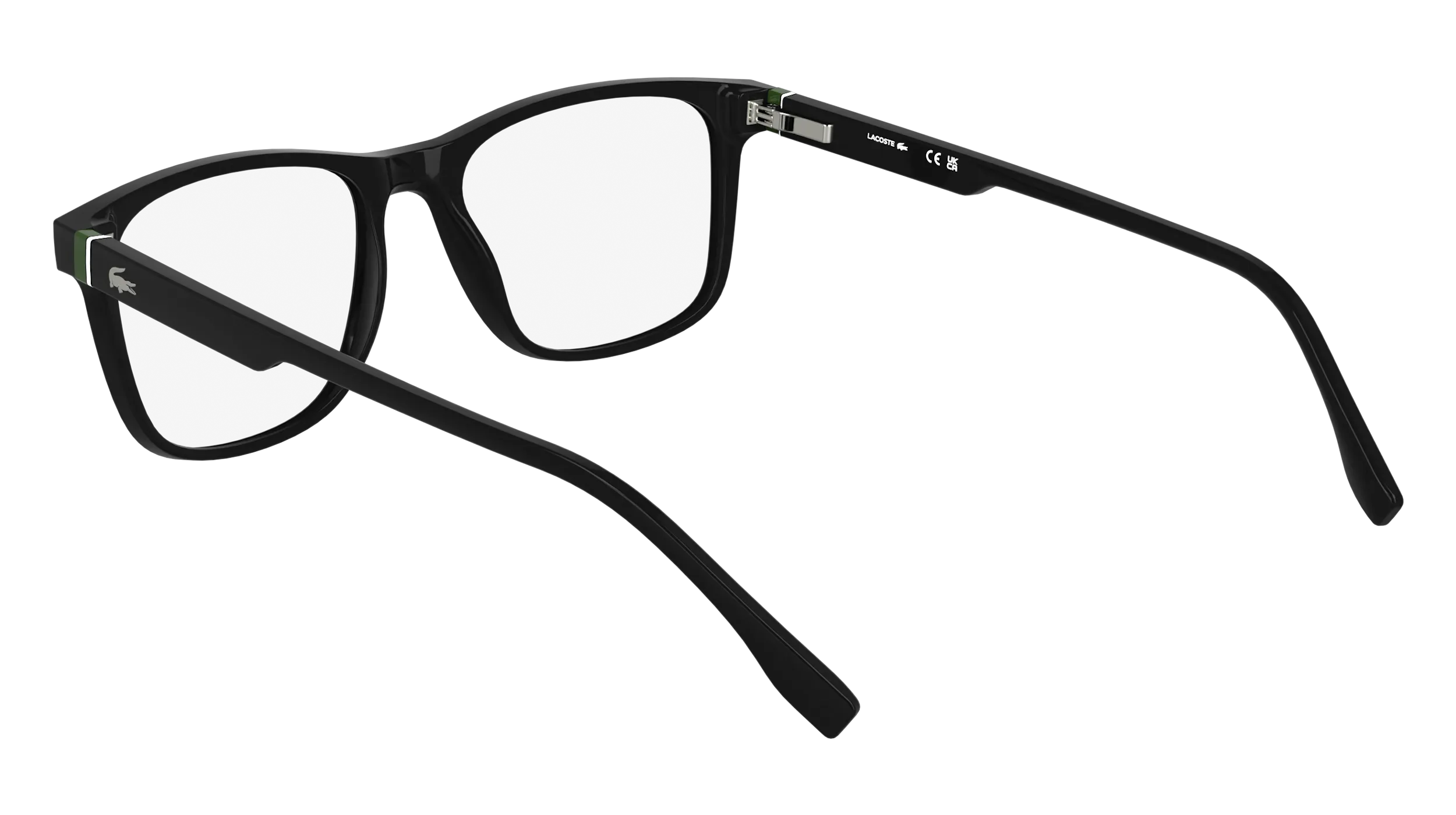 Lacoste L2974 001 Montature da vista Bio-iniettato Nero Squadrata Normale - immagine 4