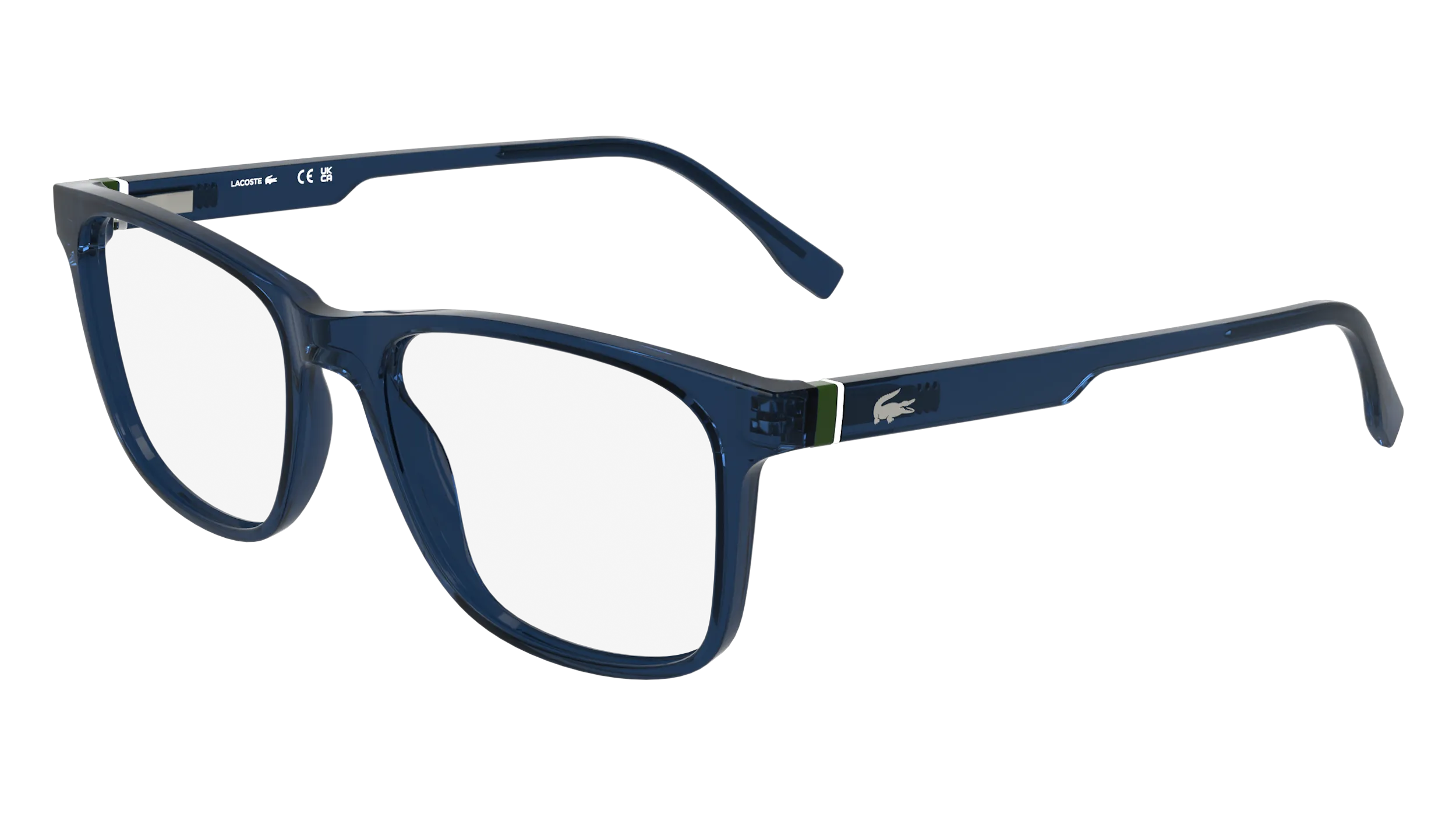 Lacoste L2974 410 Montature da vista Bio-iniettato Blu Squadrata Normale - immagine 1