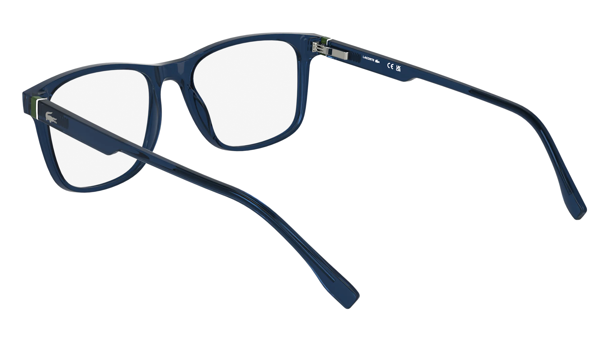 Lacoste L2974 410 Montature da vista Bio-iniettato Blu Squadrata Normale - immagine 4