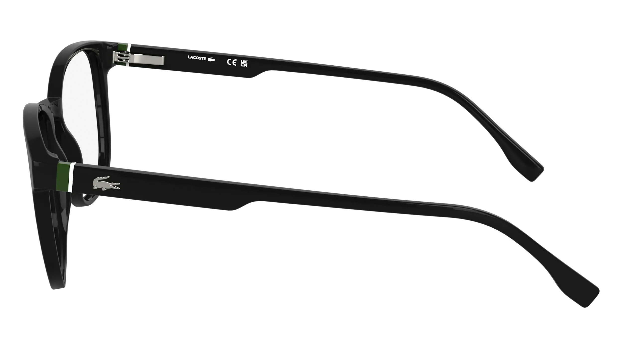 Lacoste L2975 001 Montature da vista Bio-iniettato Nero Squadrata Normale - immagine 3