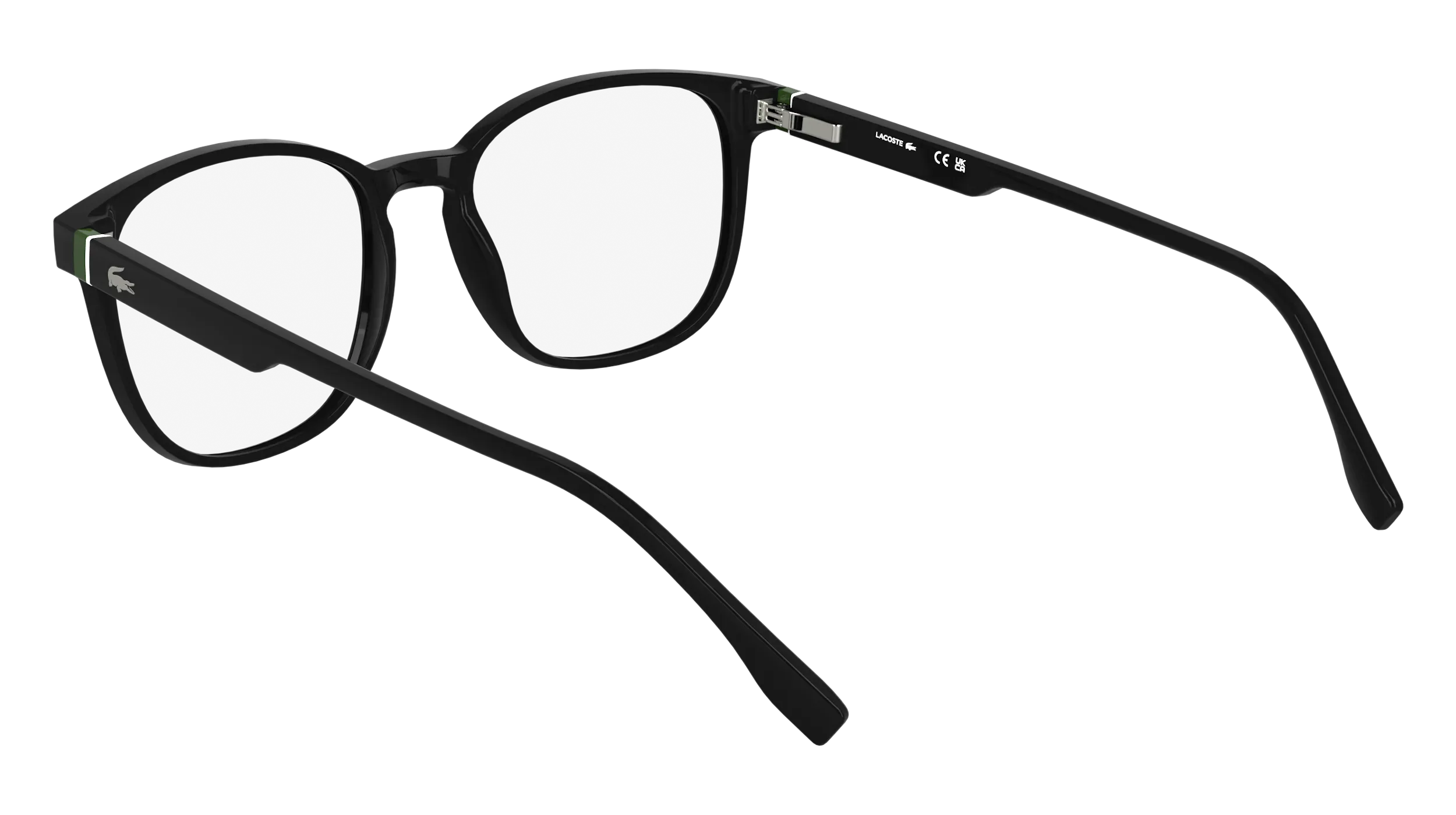 Lacoste L2975 001 Montature da vista Bio-iniettato Nero Squadrata Normale - immagine 4