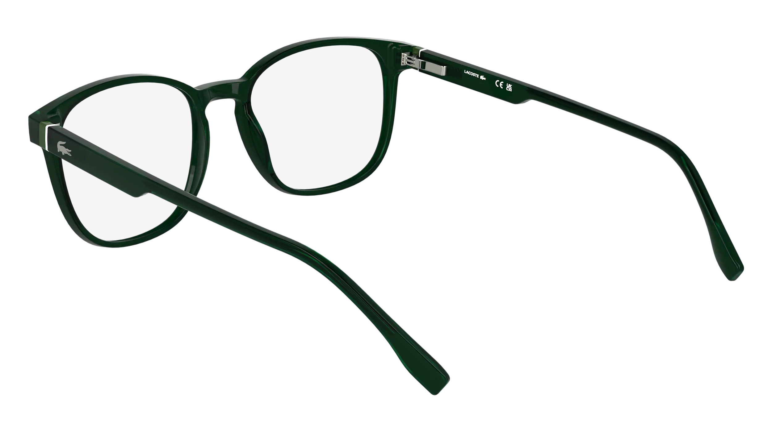 Lacoste L2975 301 Montature da vista Bio-iniettato Verde Squadrata Normale - immagine 4
