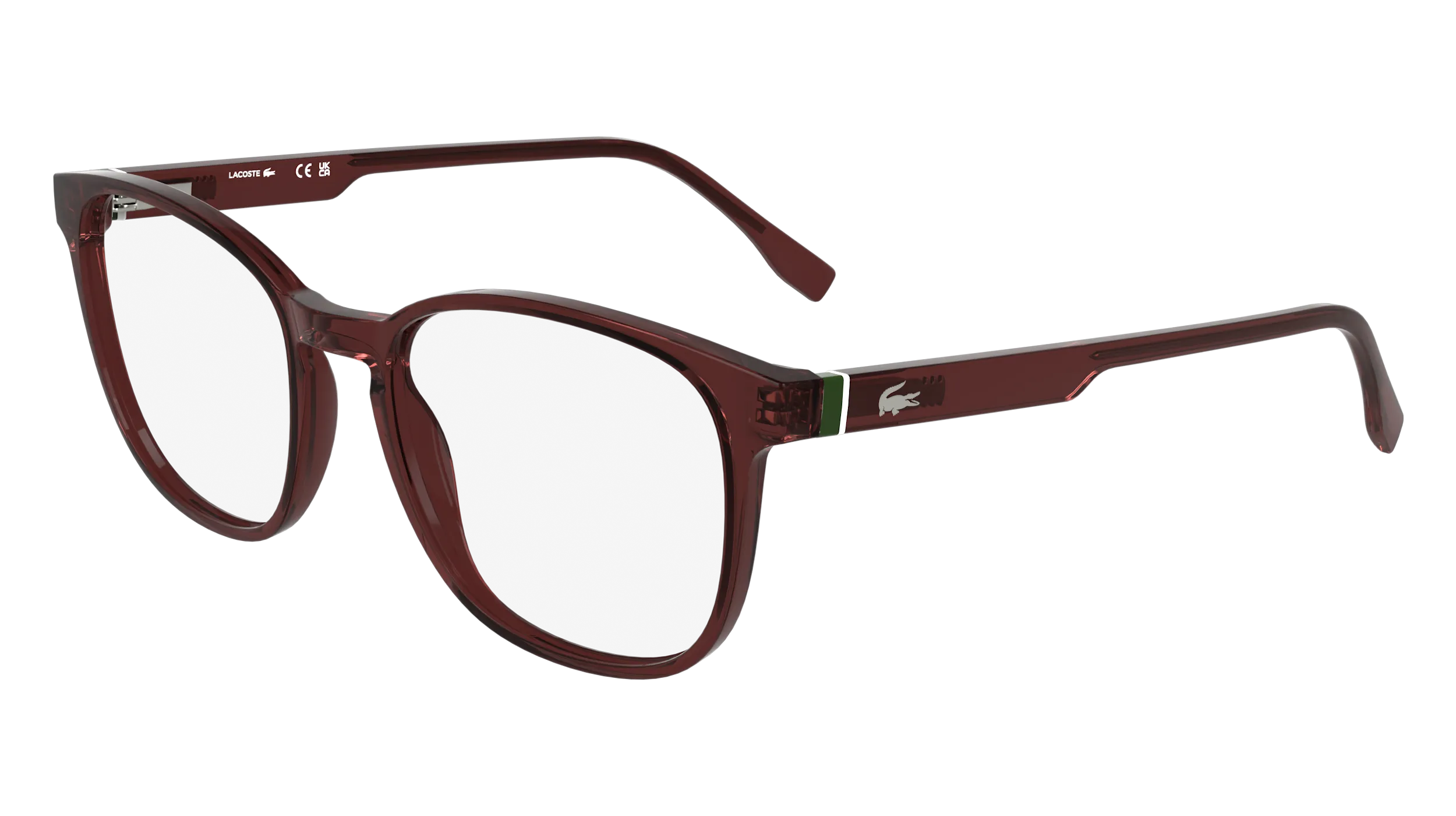 Lacoste L2975 601 Montature da vista Bio-iniettato Bordeaux Squadrata Normale - immagine 1