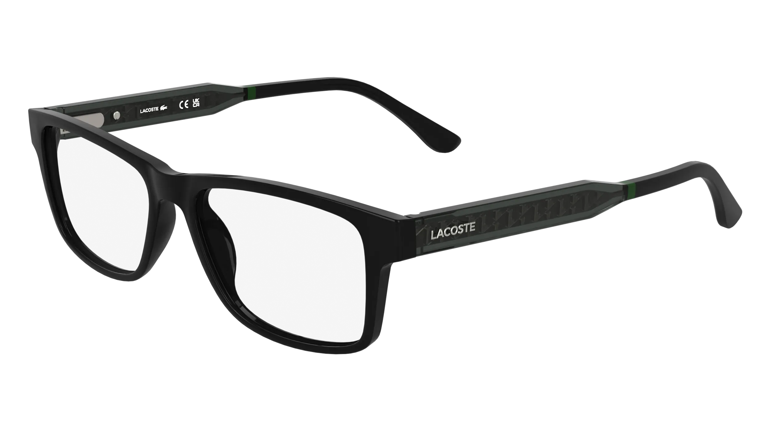 Lacoste L2977 001 Montature da vista Bio-iniettato Nero Squadrata Normale - immagine 1