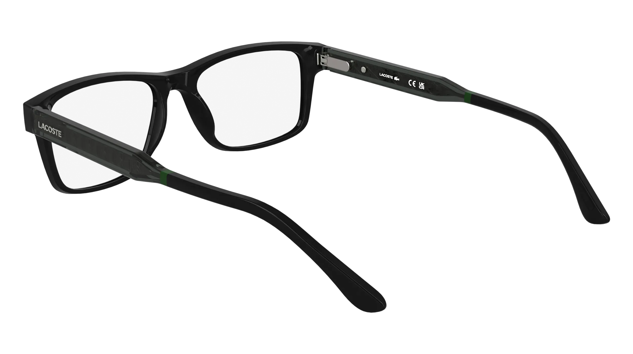 Lacoste L2977 001 Montature da vista Bio-iniettato Nero Squadrata Normale - immagine 4