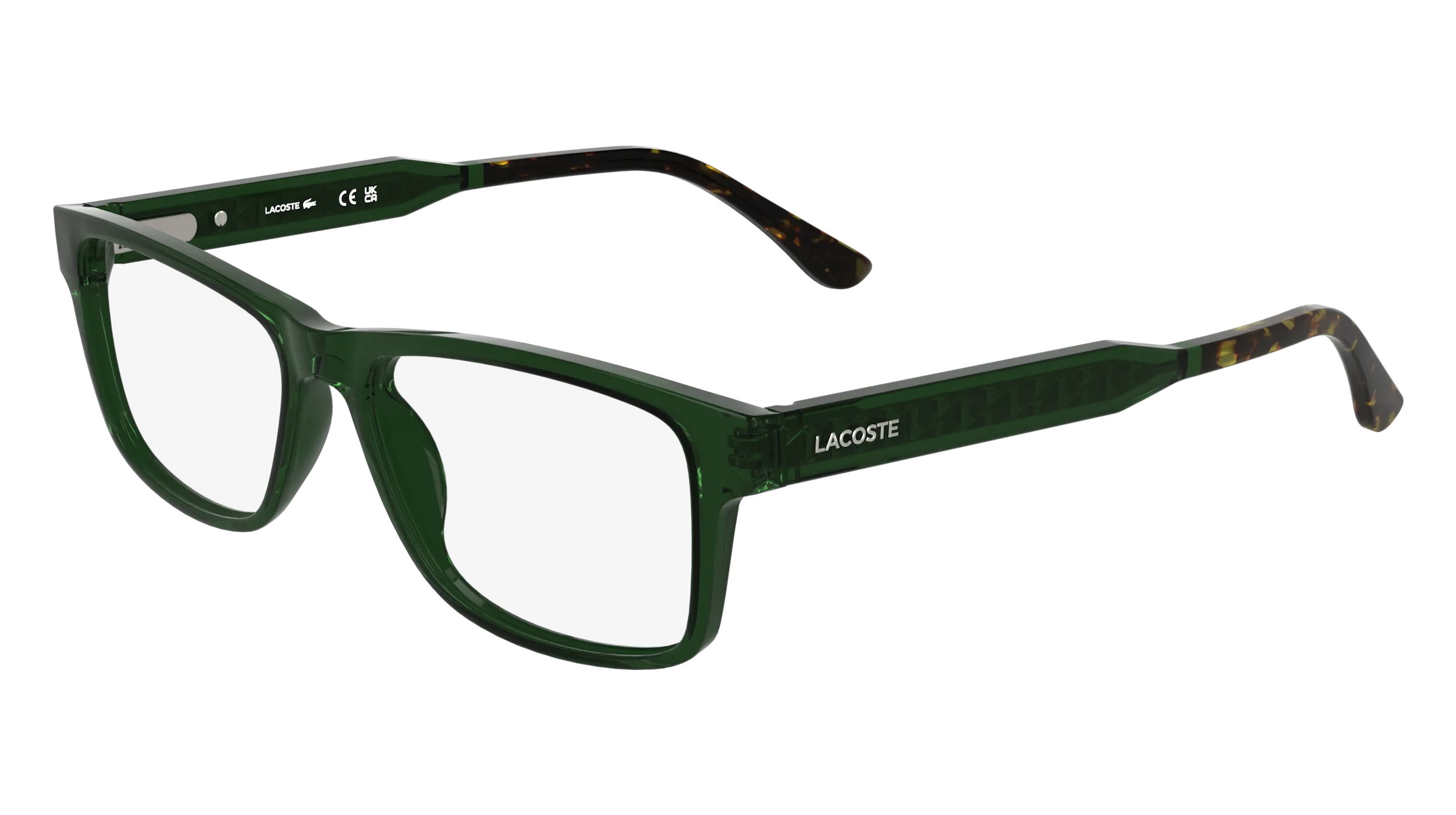Lacoste L2977 301 Montature da vista Bio-iniettato Verde Squadrata Normale - immagine 1