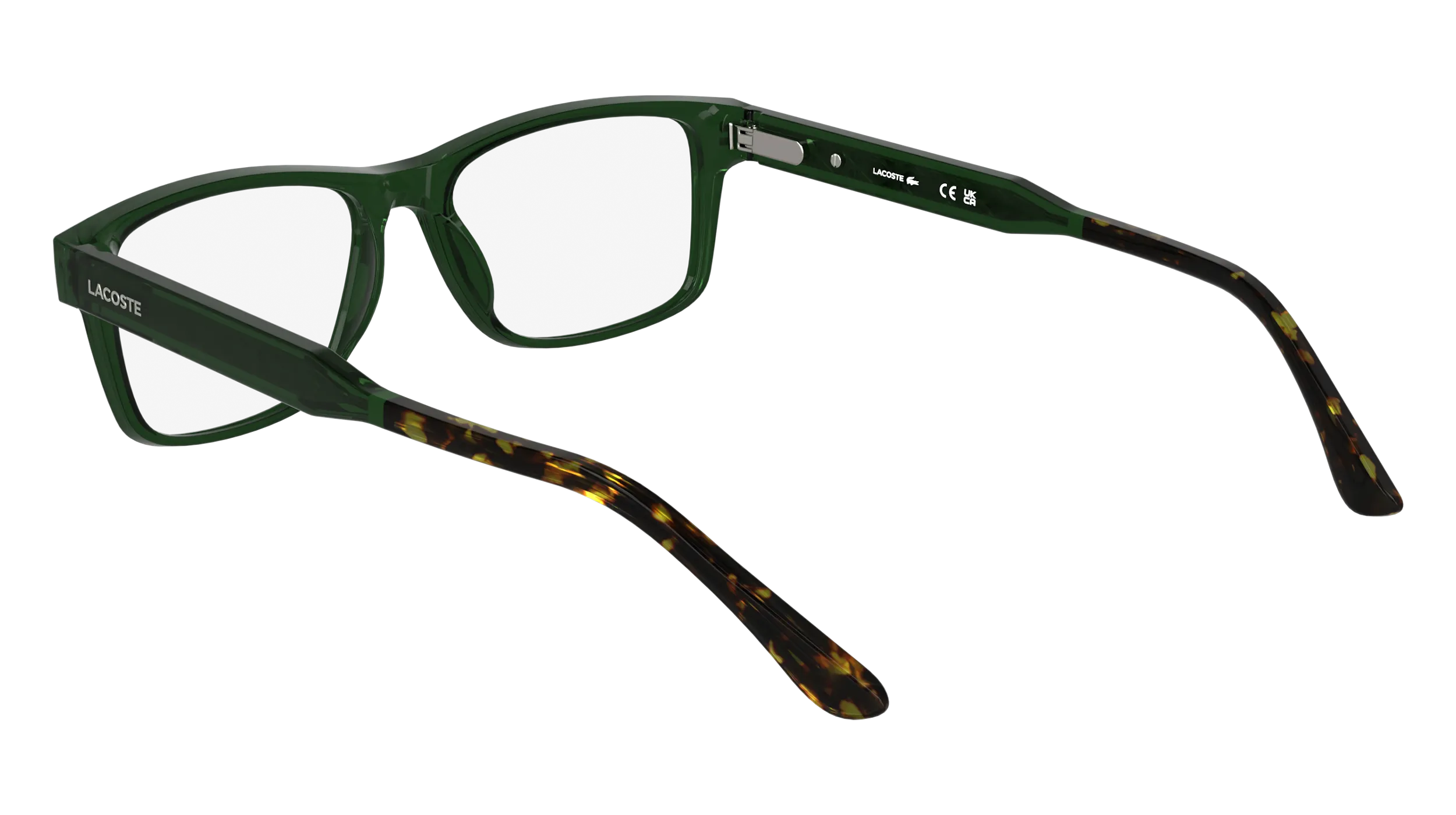 Lacoste L2977 301 Montature da vista Bio-iniettato Verde Squadrata Normale - immagine 4