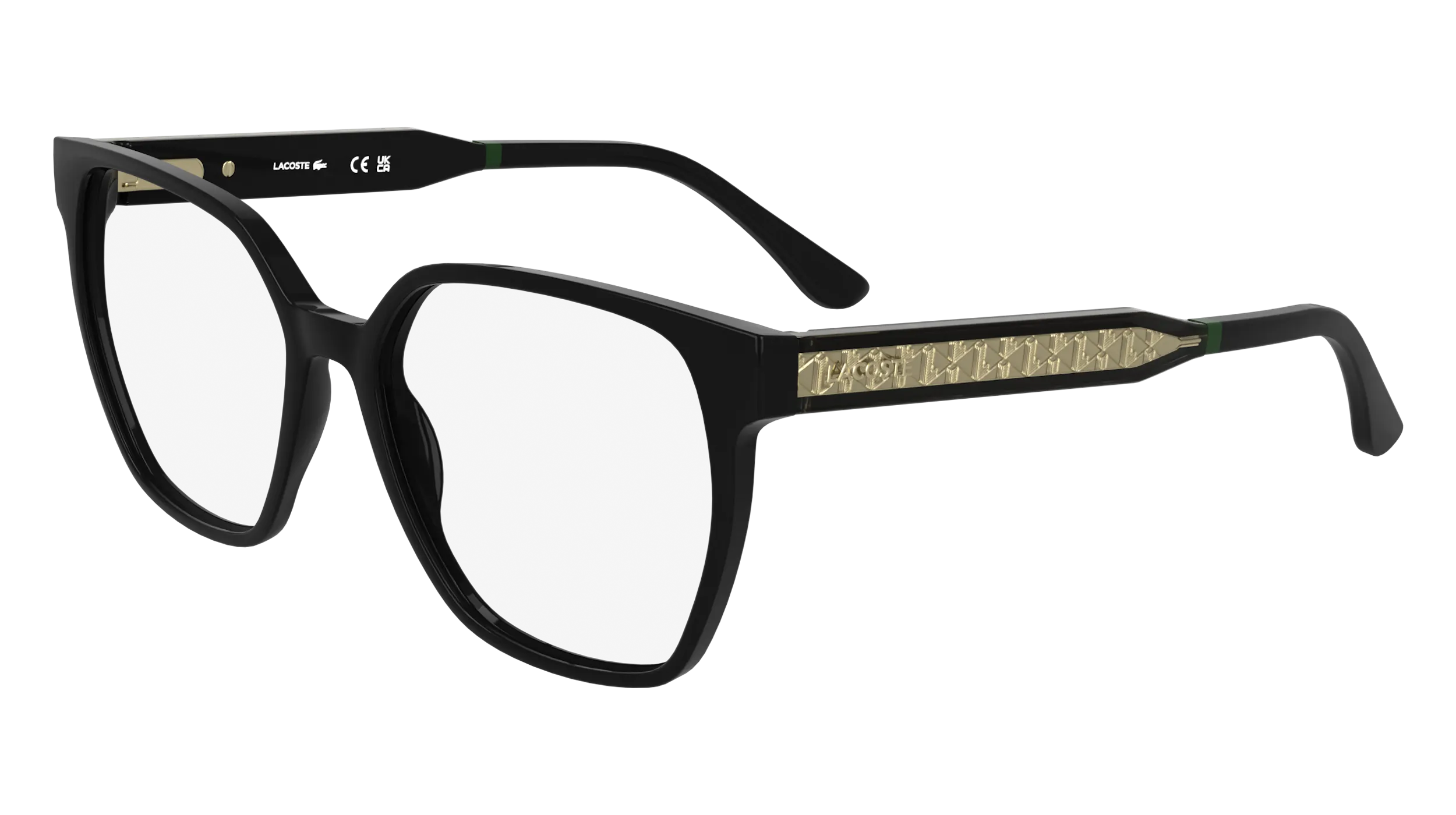 Lacoste L2978 001 Montature da vista Bio-iniettato Nero Squadrata Normale - immagine 1