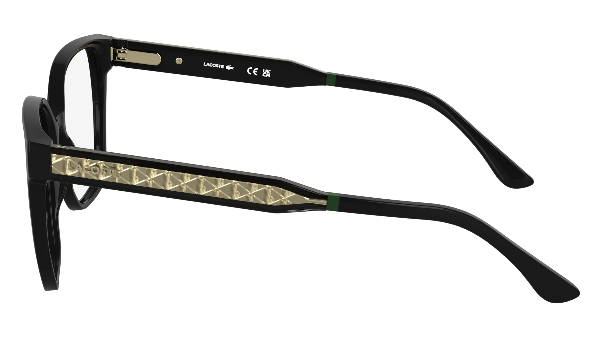 Lacoste L2978 001 Montature da vista Bio-iniettato Nero Squadrata Normale - immagine 3