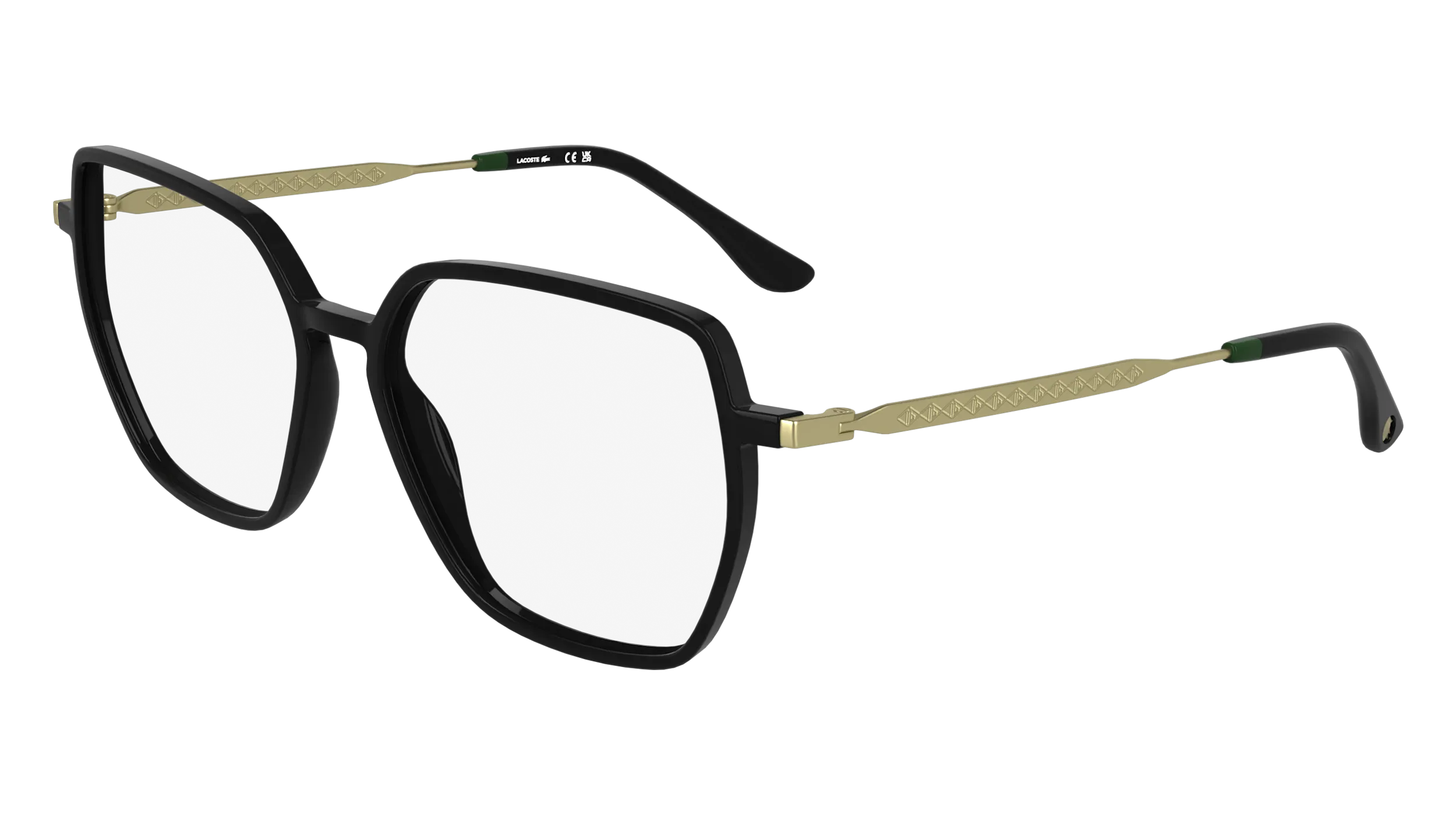 Lacoste L2981 001 Montature da vista Bio-iniettato Nero Squadrata Normale - immagine 1