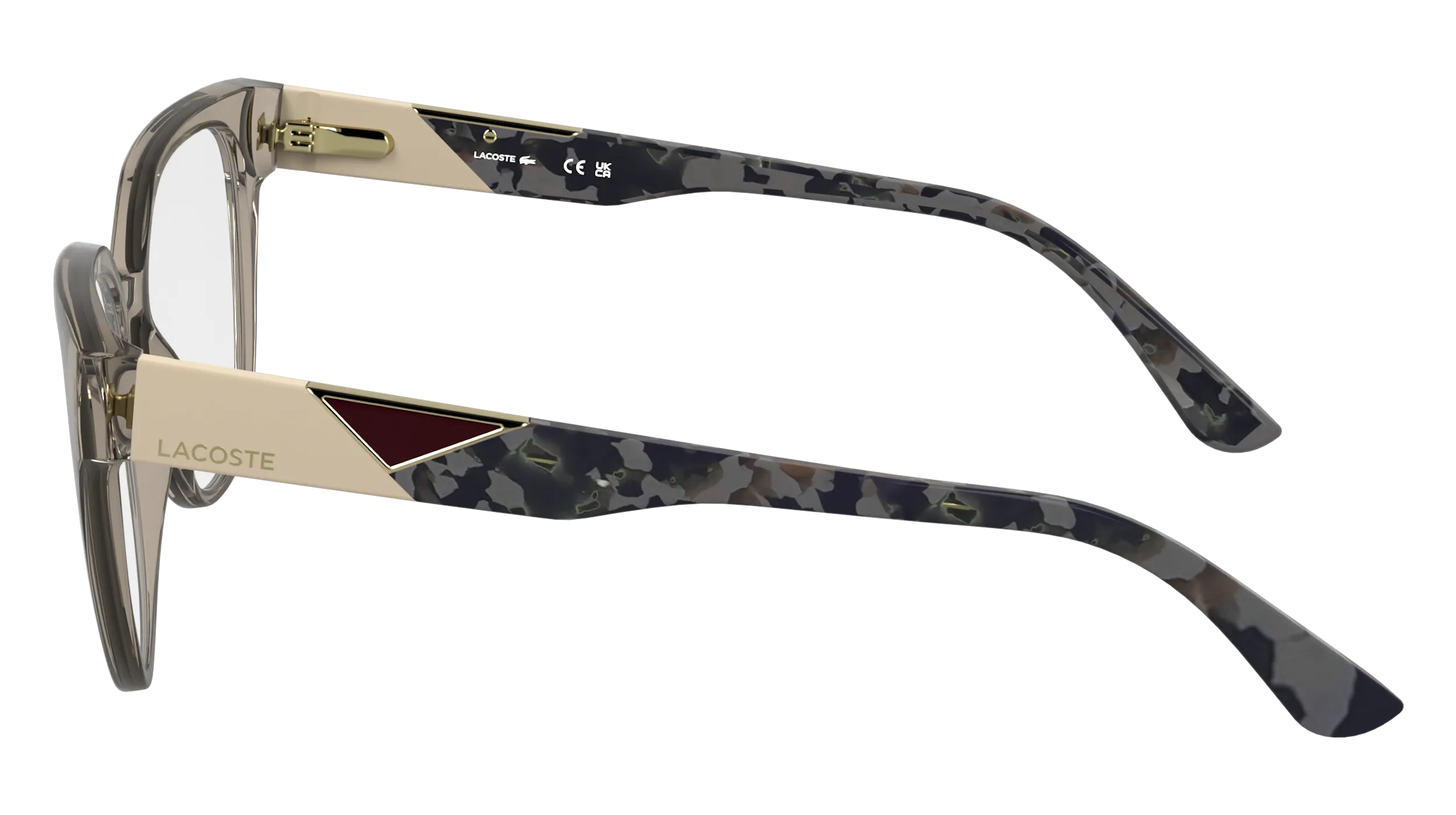 Lacoste L2982 264 Montature da vista Bio-iniettato Beige Squadrata Normale - immagine 3