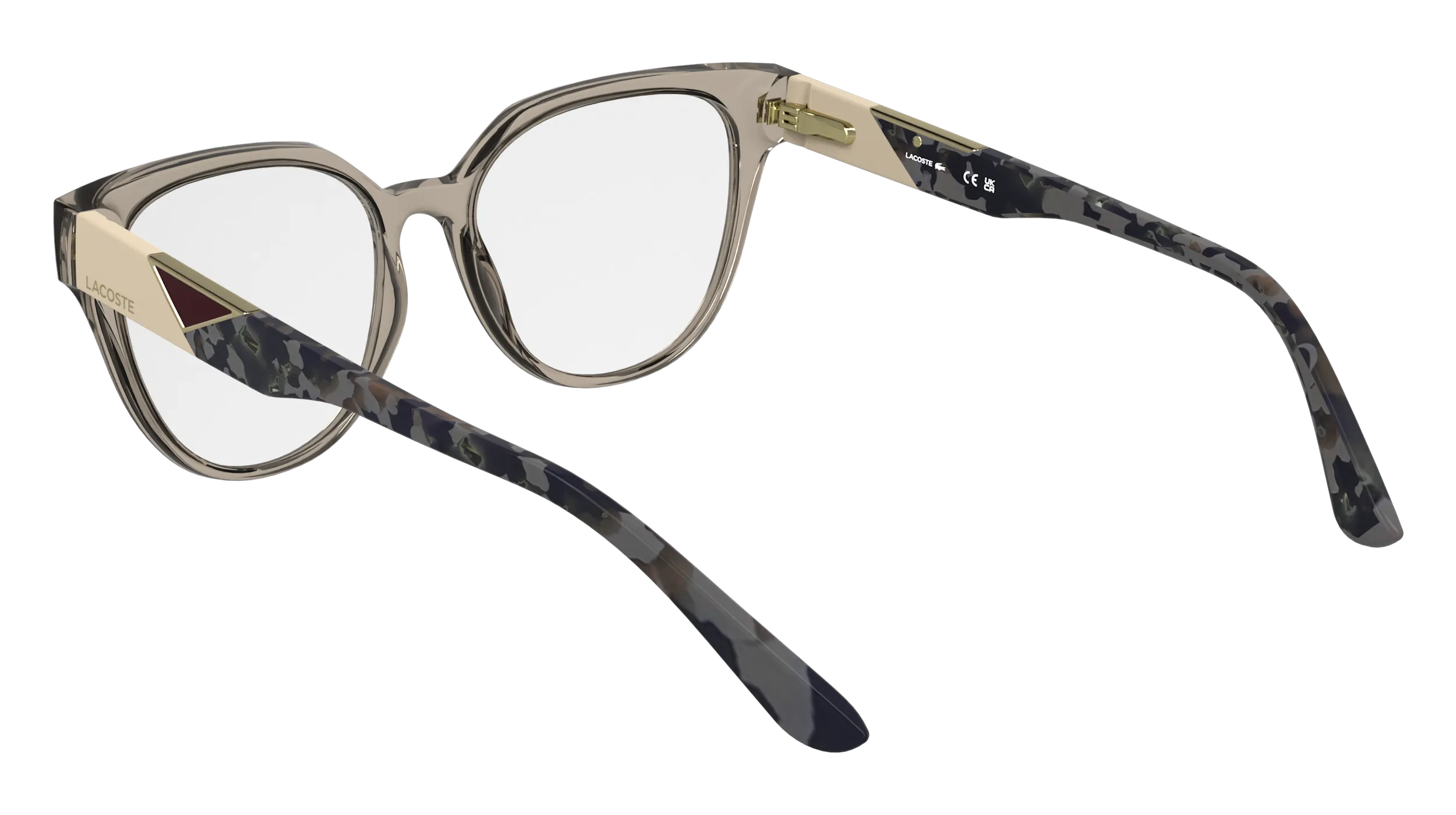 Lacoste L2982 264 Montature da vista Bio-iniettato Beige Squadrata Normale - immagine 4