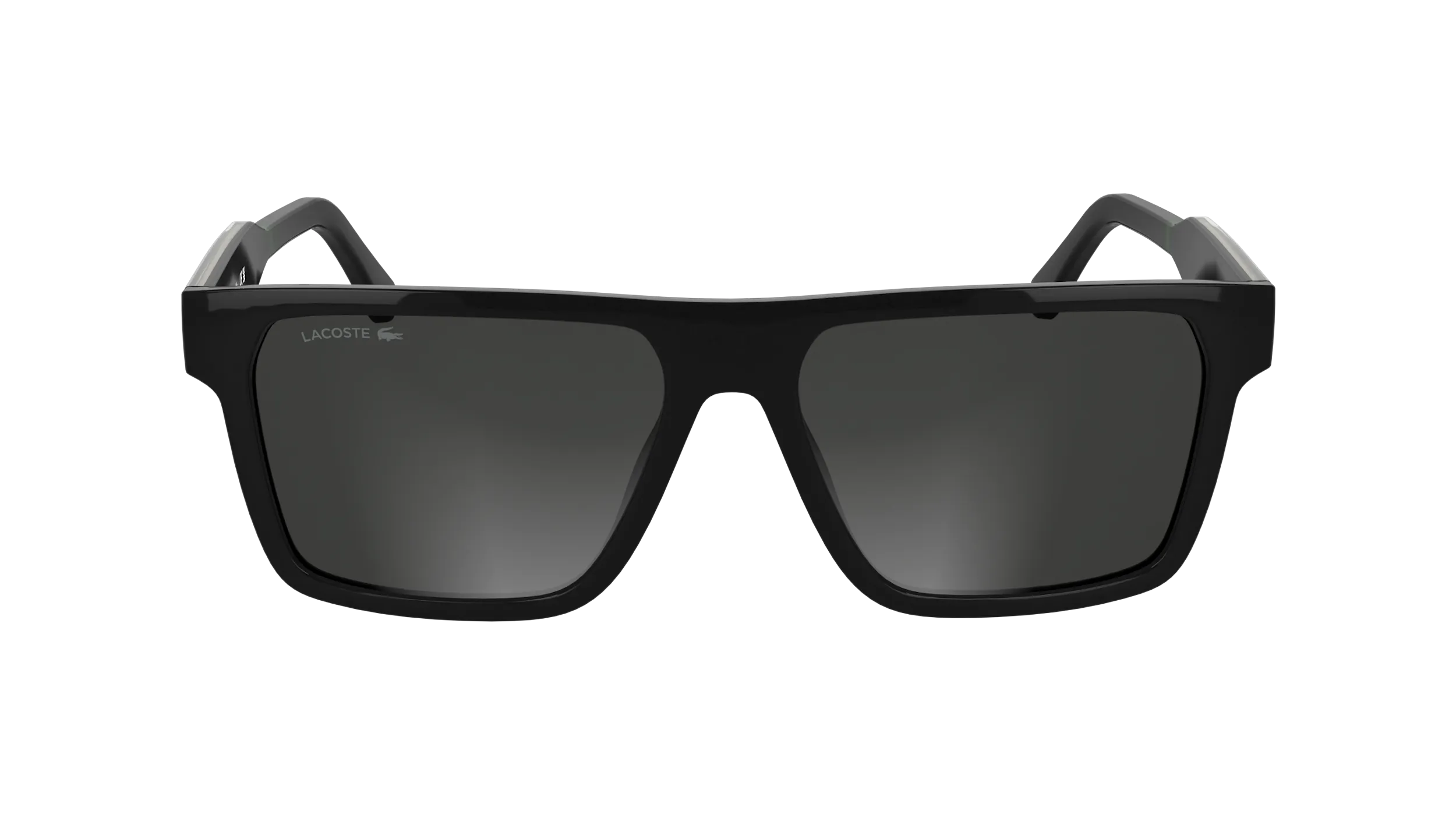 Lacoste L6059S 001 Occhiali da sole Bio-iniettato Nero Squadrata Normale - immagine 2