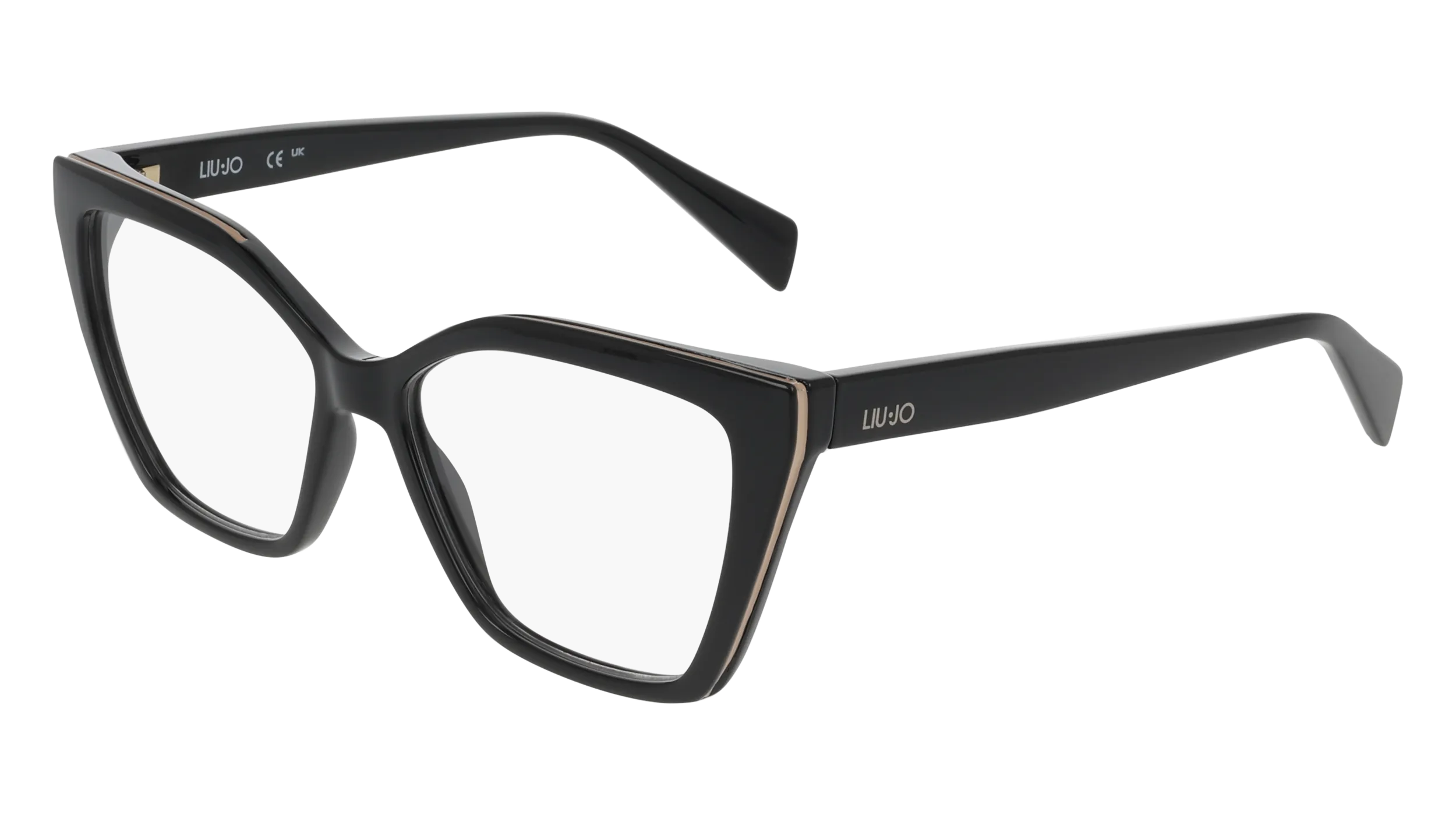 Liu Jo LJ2822 001 Montature da vista Bio-iniettato Nero Cat Eye Normale - immagine 1
