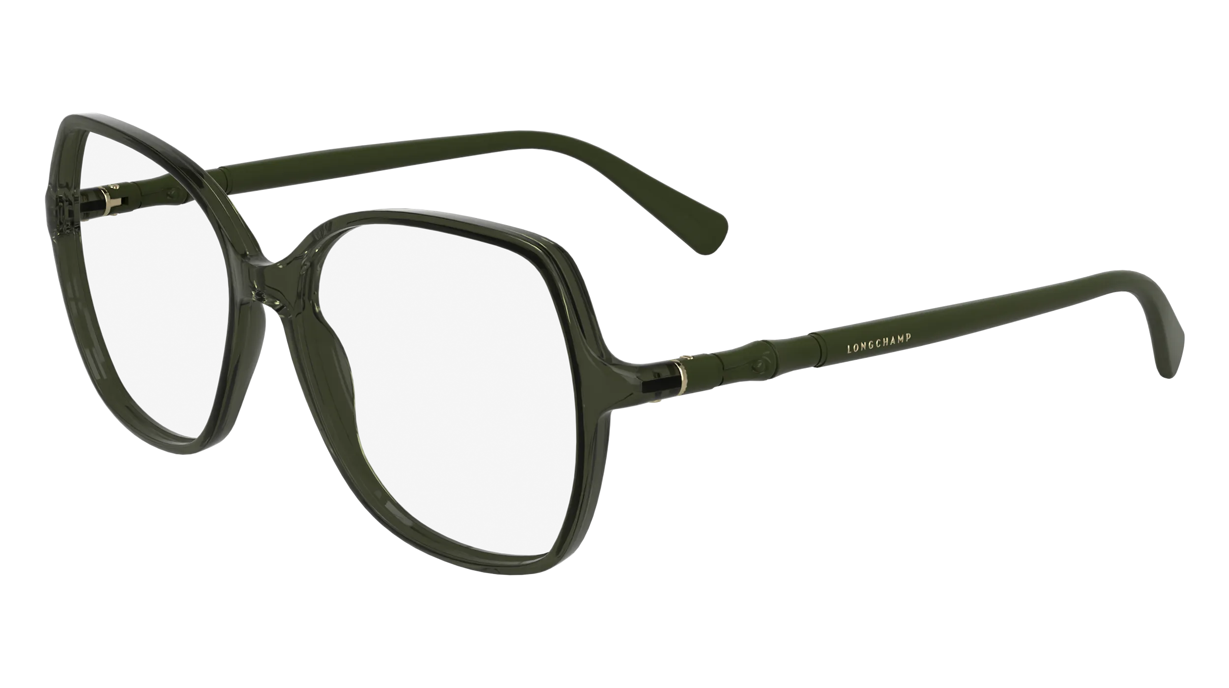 LONGCHAMP LO2769 300 Montature da vista Bio-iniettato Verde Rotonda Normale - immagine 1