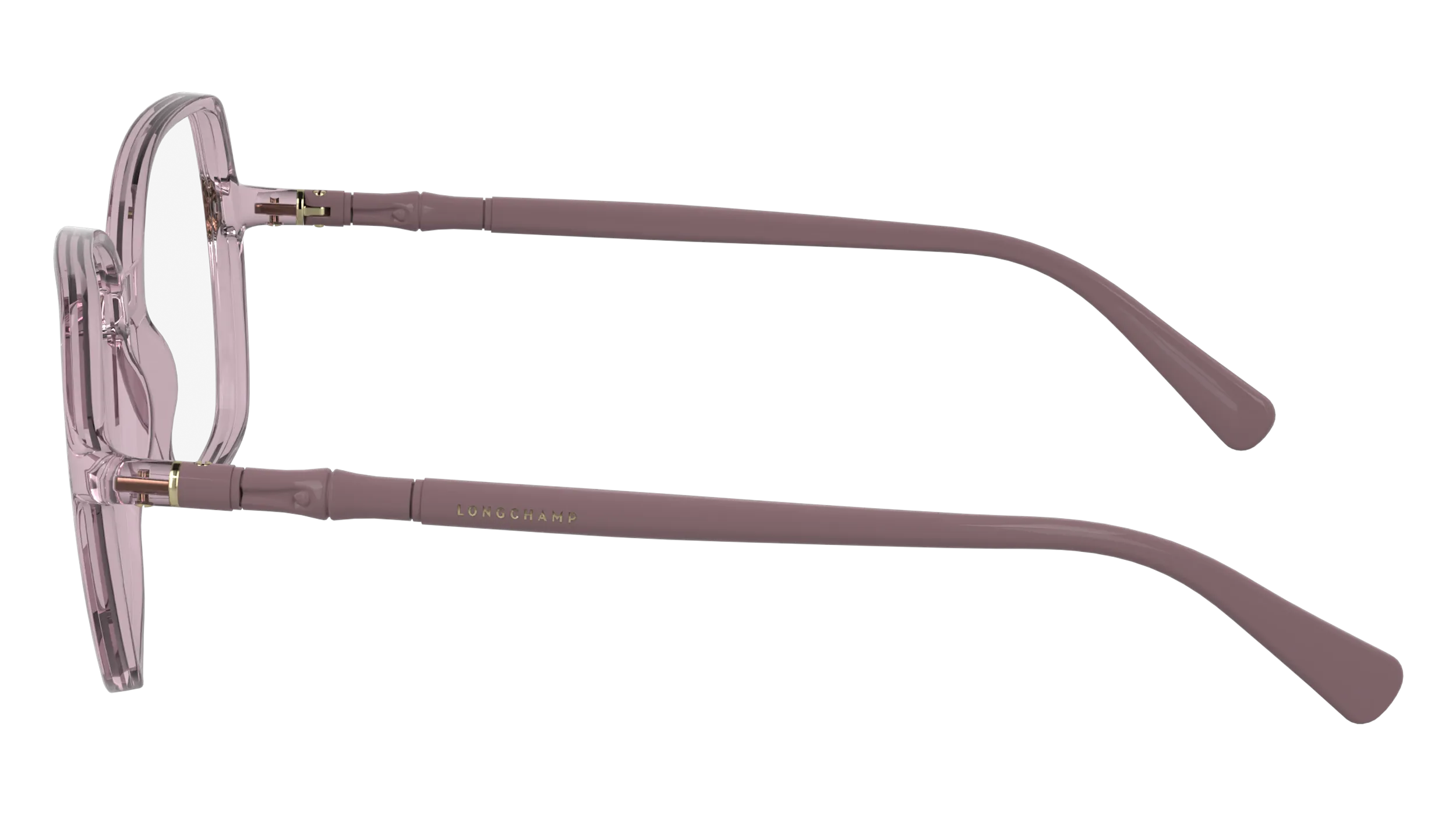LONGCHAMP LO2769 610 Montature da vista Bio-iniettato Rosa Rotonda Normale - immagine 3