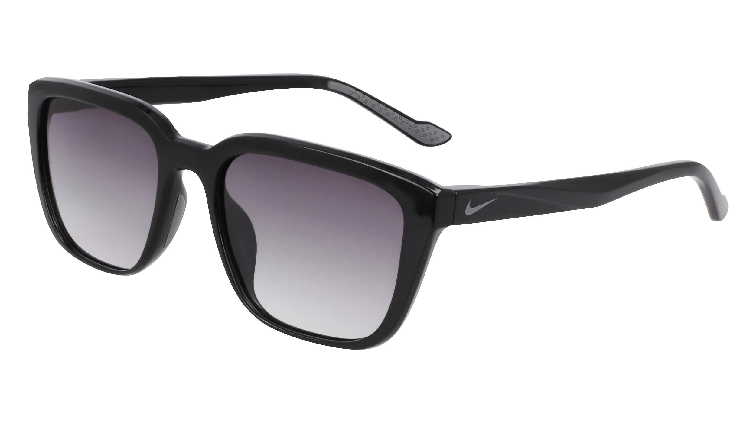 Nike NIKE TEMPER FLAIR IF1055X 010 Occhiali da sole Iniettato Nero Grigio Squadrata Normale Sfumato - immagine 1