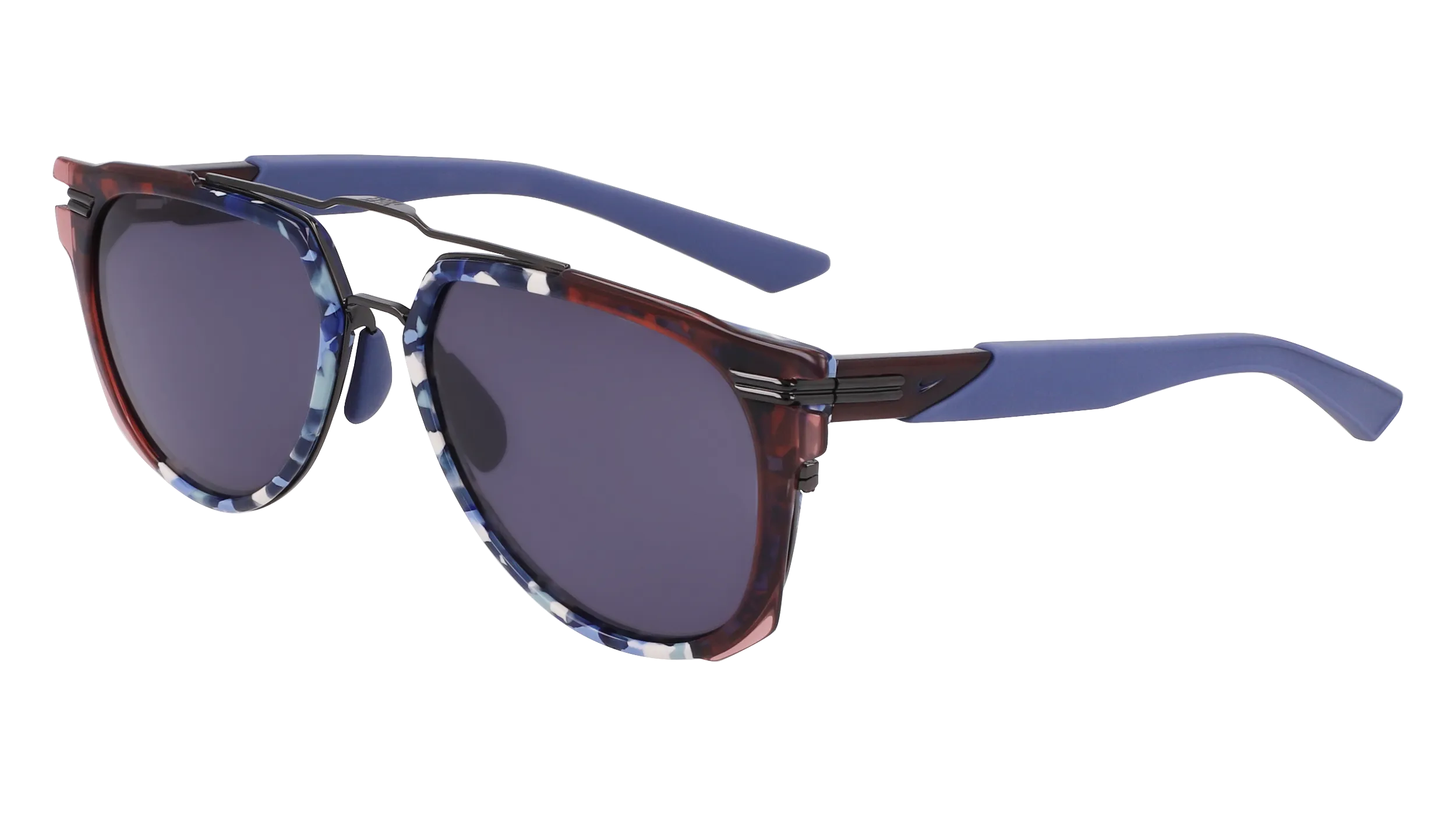 Nike NIKE ELECTRIC DAZE IF1009X 400 Occhiali da sole Acetato Havana Blu Pilot Normale - immagine 1