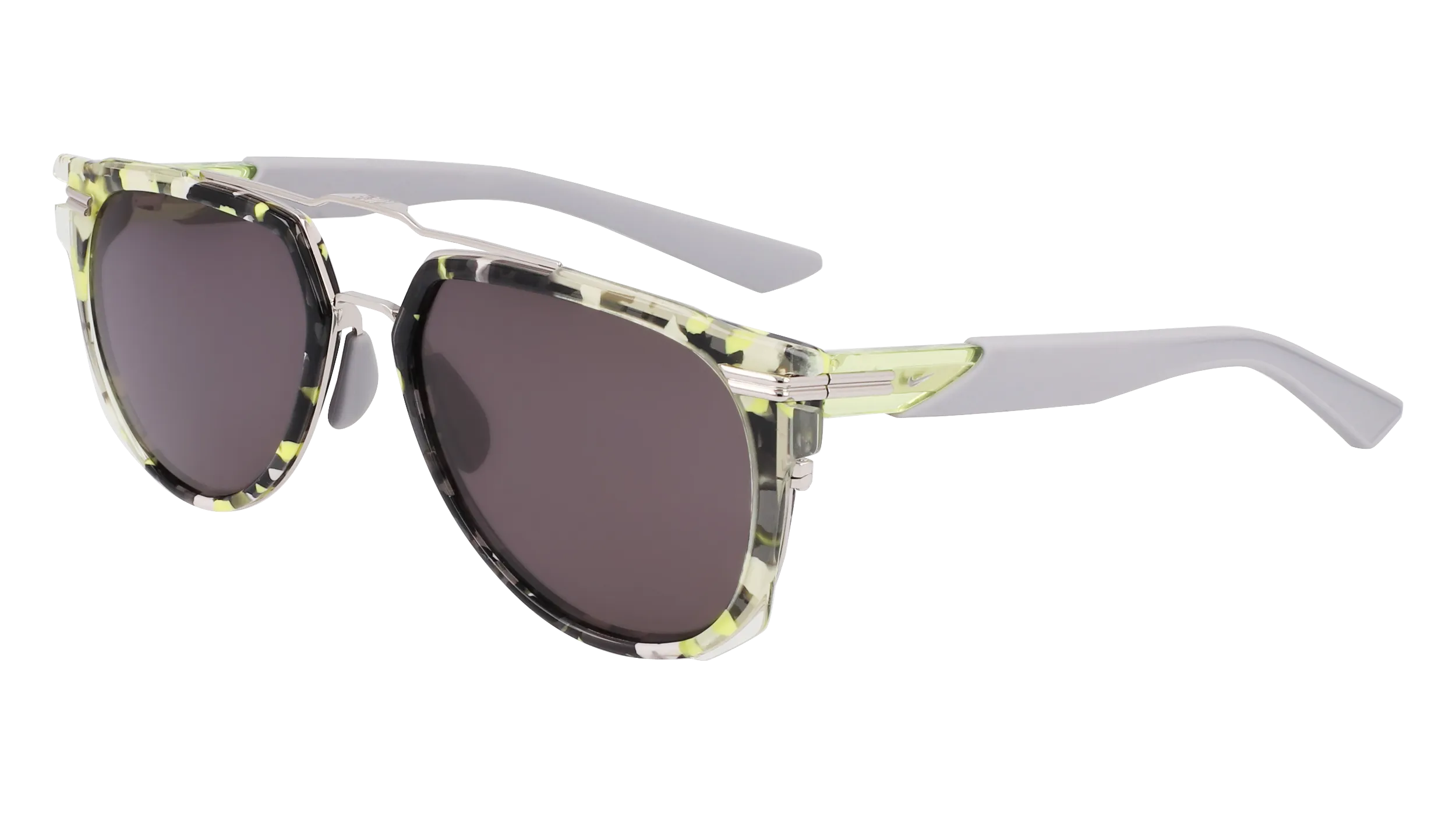 Nike NIKE ELECTRIC DAZE IF1009X 700 Occhiali da sole Acetato Havana Grigio Pilot Normale - immagine 1