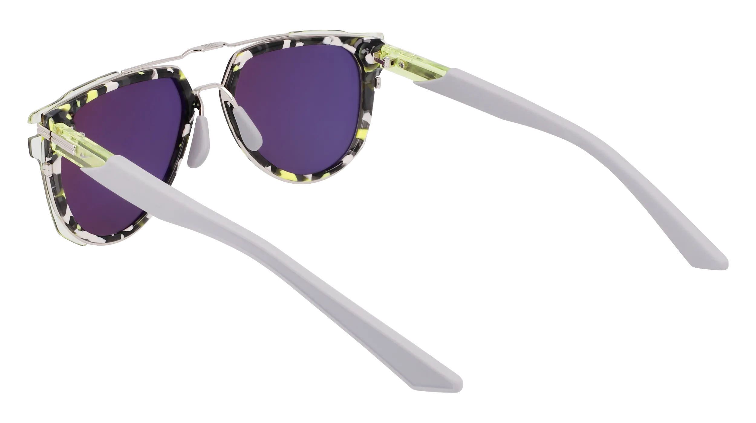 Nike NIKE ELECTRIC DAZE IF1009X 700 Occhiali da sole Acetato Havana Grigio Pilot Normale - immagine 4
