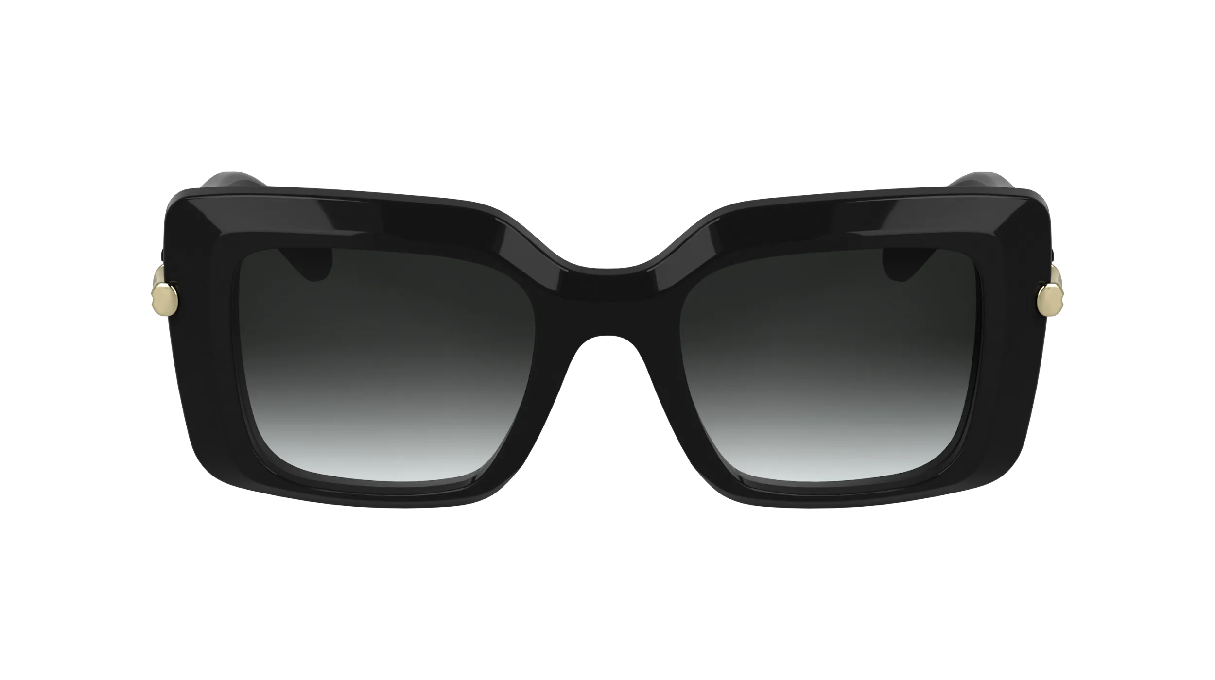 LONGCHAMP LO776S 001 Occhiali da sole Acetato Nero Squadrata Normale - immagine 2
