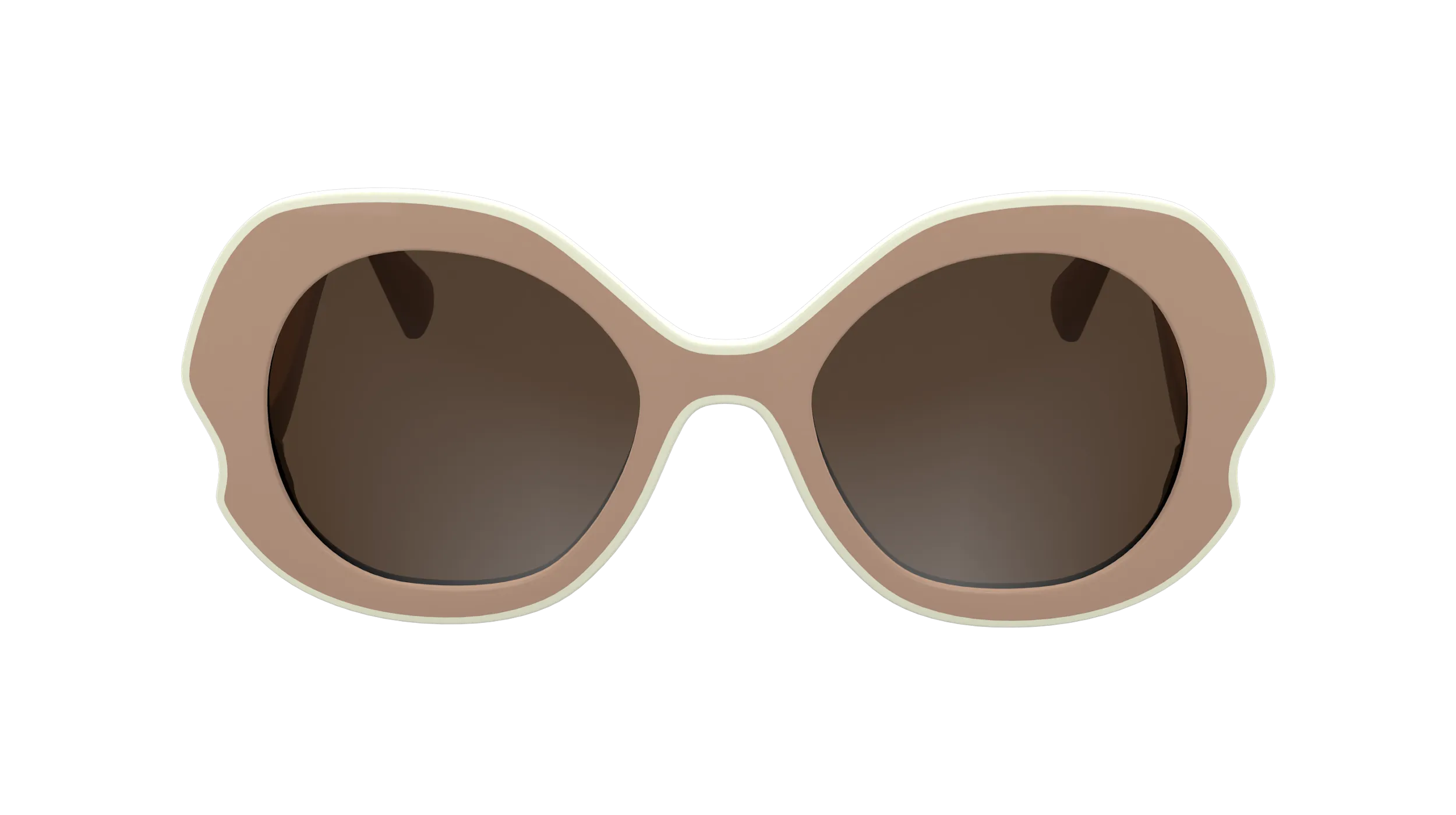 LONGCHAMP LO780S 272 Occhiali da sole Bio-iniettato Nude Rotonda Normale - immagine 2