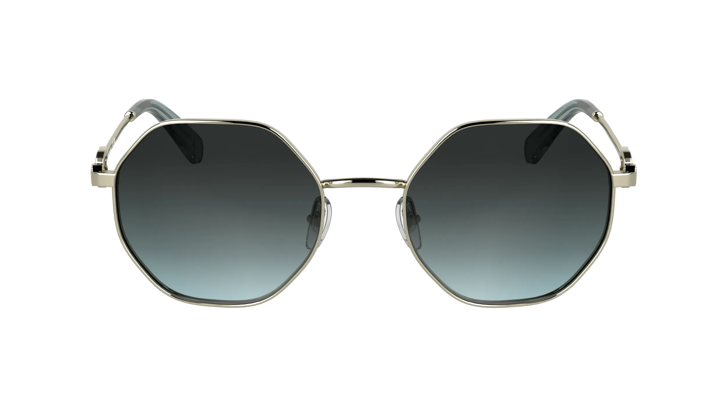 LONGCHAMP LO179S 729 Occhiali da sole Metallo Rotonda Normale Sfumato - immagine 2