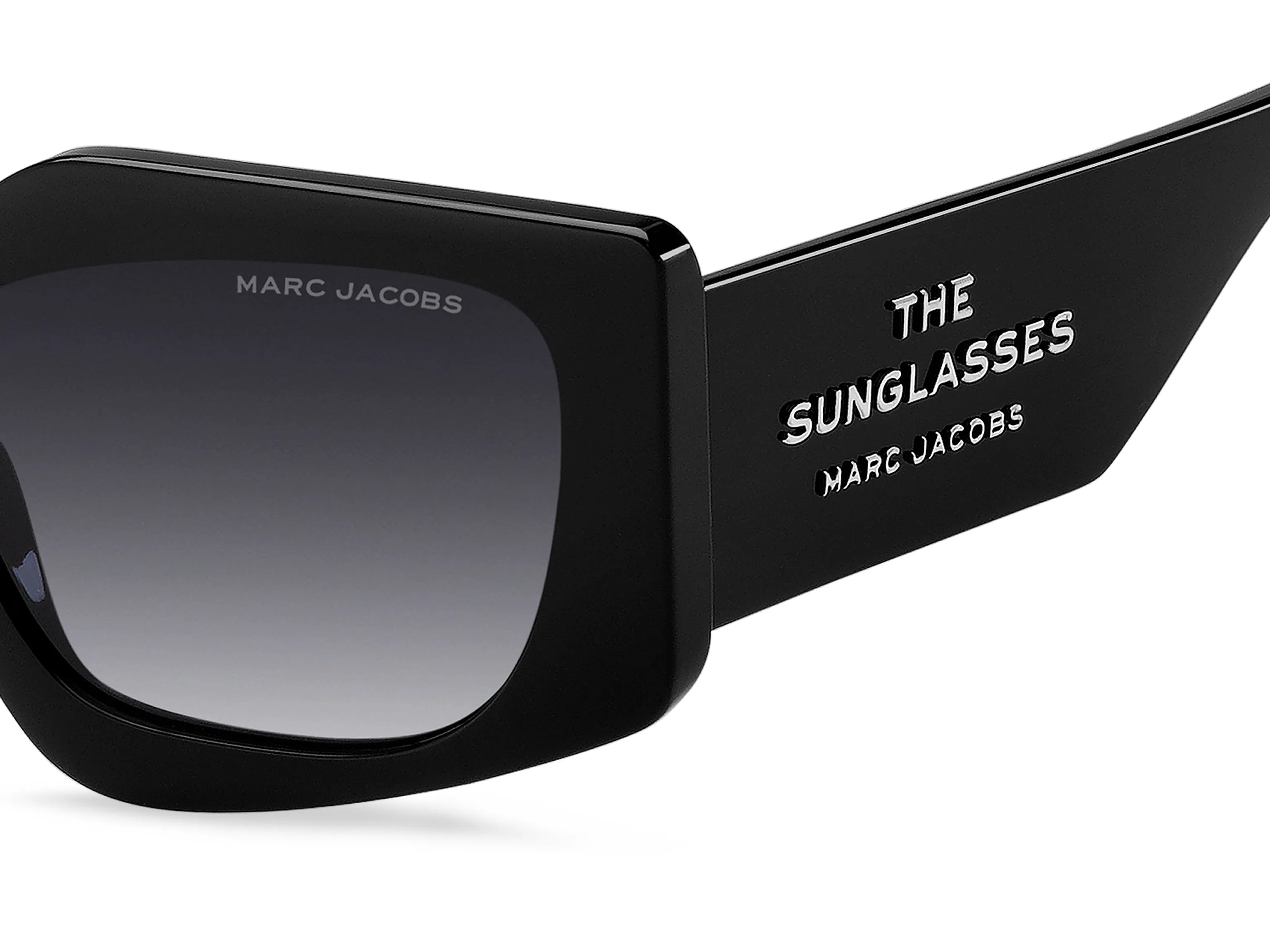 Marc Jacobs MARC 774/S 807/9O Occhiali da sole Polyamide Nero Grigio Squadrata Normale Sfumato - immagine 3