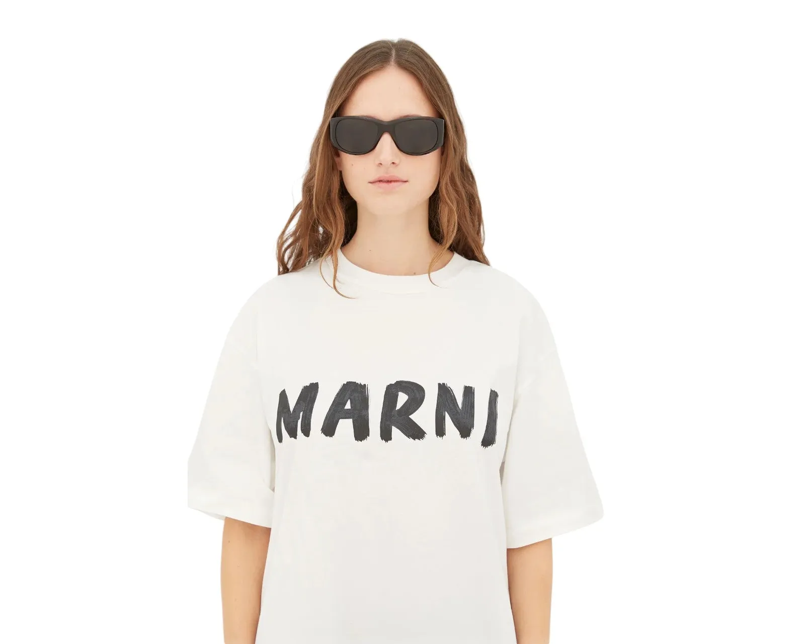 Marni VWI Orinoco River 3627 Occhiali da sole Acetato Nero Grigio Squadrata Normale - immagine 4