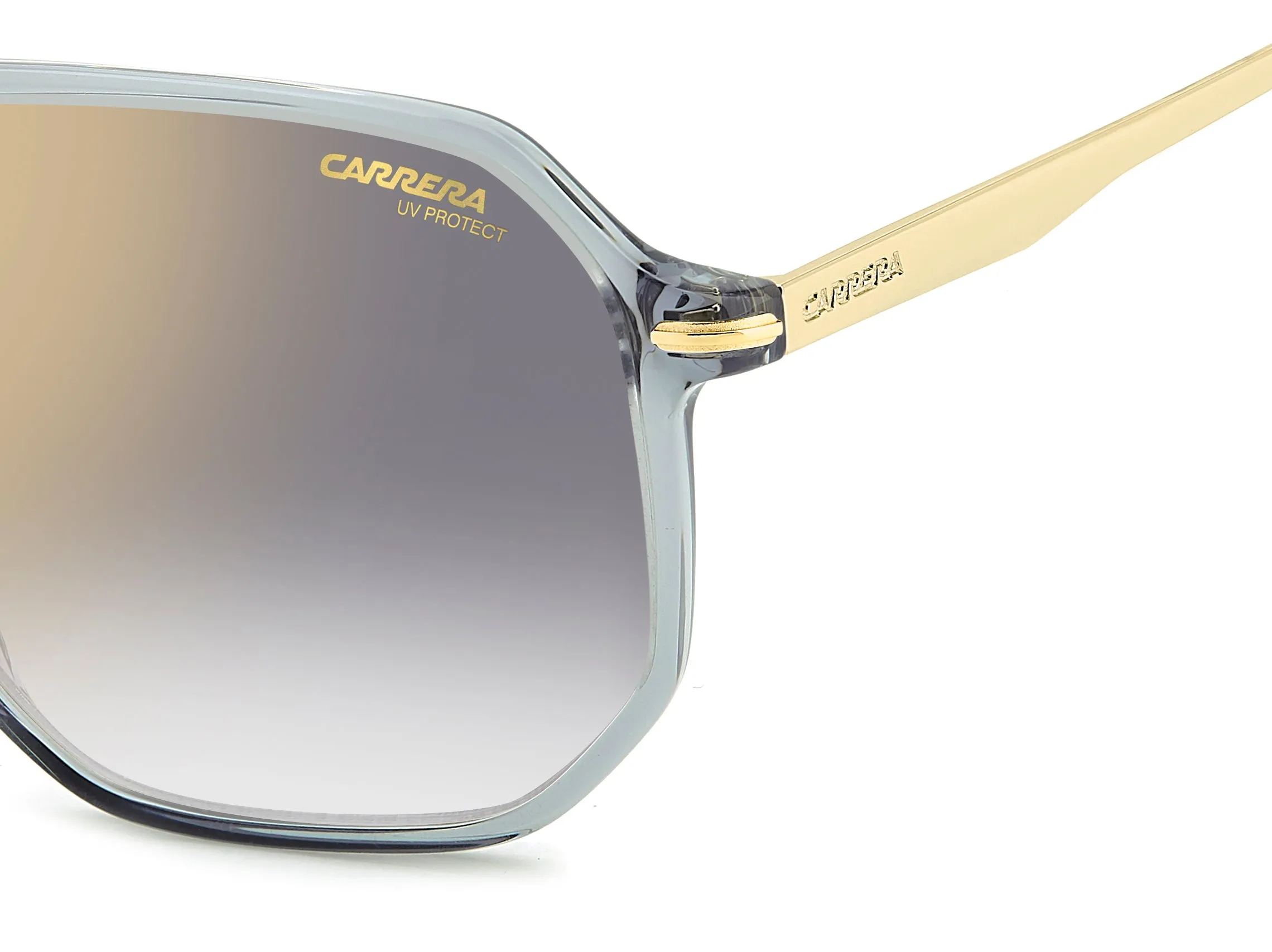 Carrera CARRERA 324/S KB7/FQ Occhiali da sole Acetato Grigio Grigio/oro Geometrica Specchiato - immagine 4