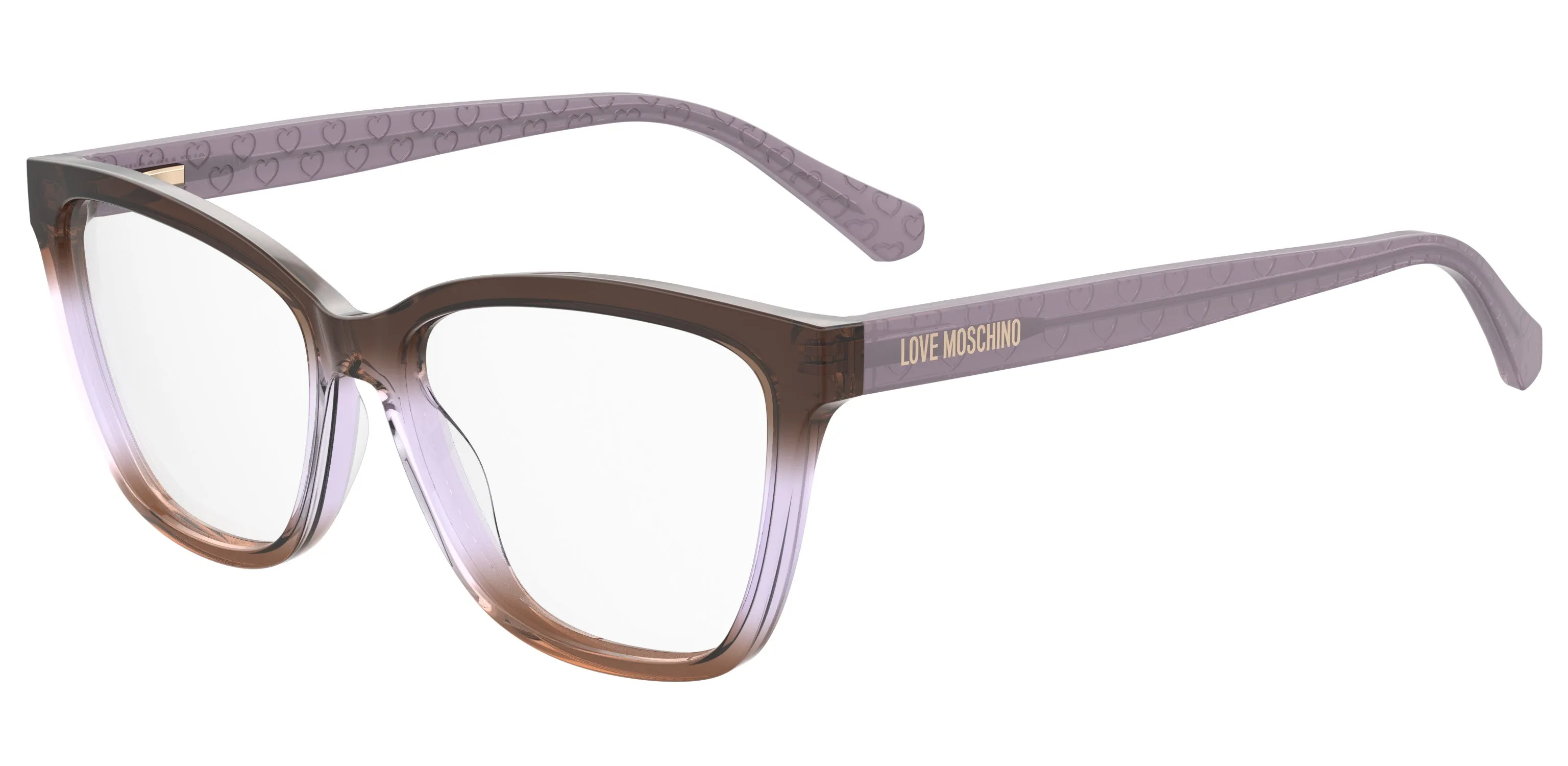Moschino MOL645 2RO Montature da vista Acetato Marrone Squadrata Normale - immagine 1