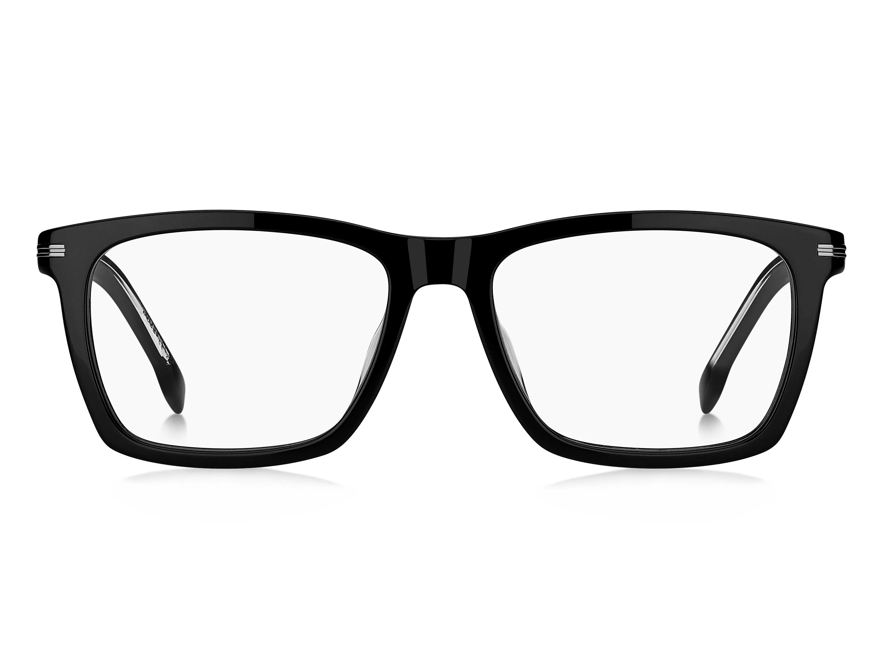 Hugo Boss BOSS 1726/G/CS 807/M9 Occhiali da sole Acetato Nero Grigio Squadrata Polarizzata - immagine 2