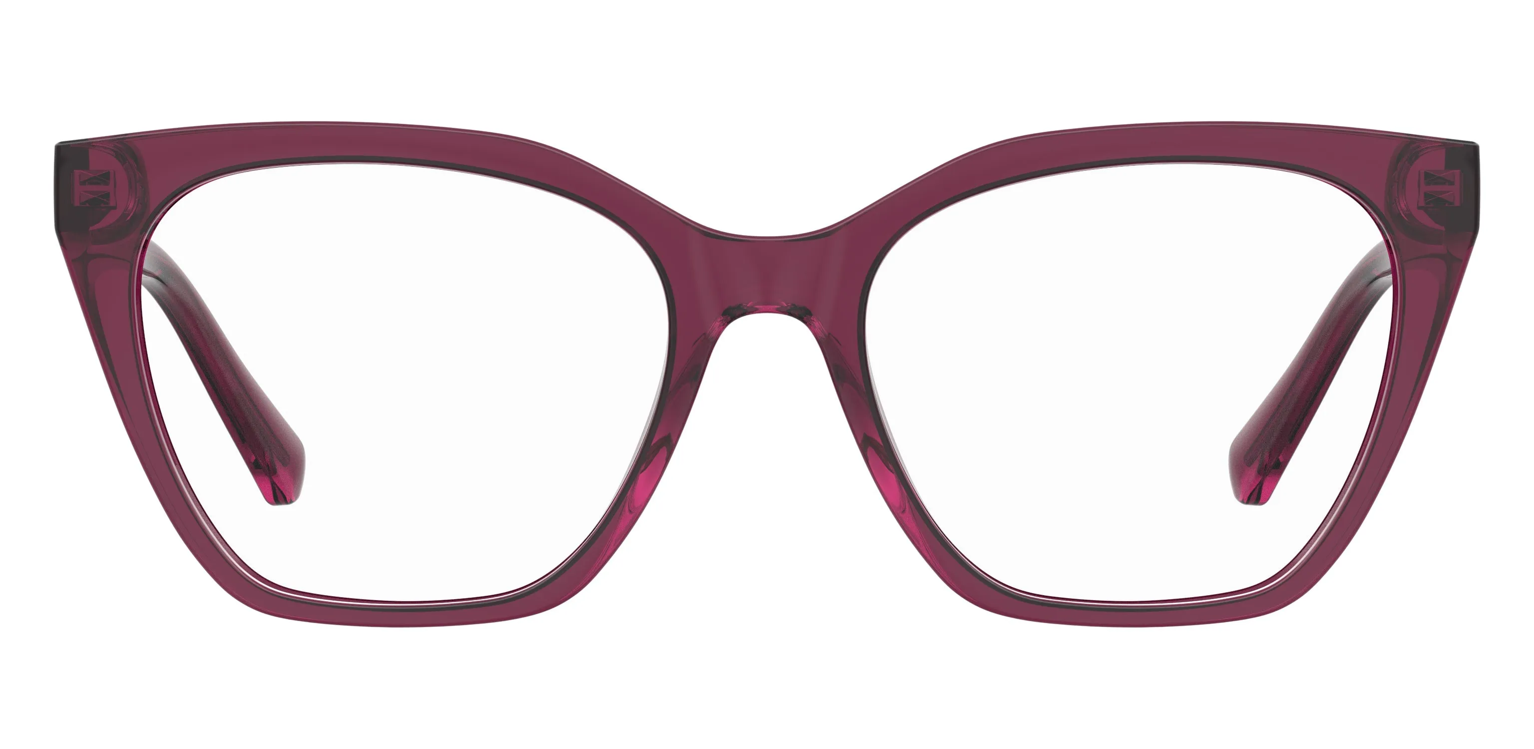 Moschino MOL627 MU1 Montature da vista Acetato Fucsia Squadrata Normale - immagine 2