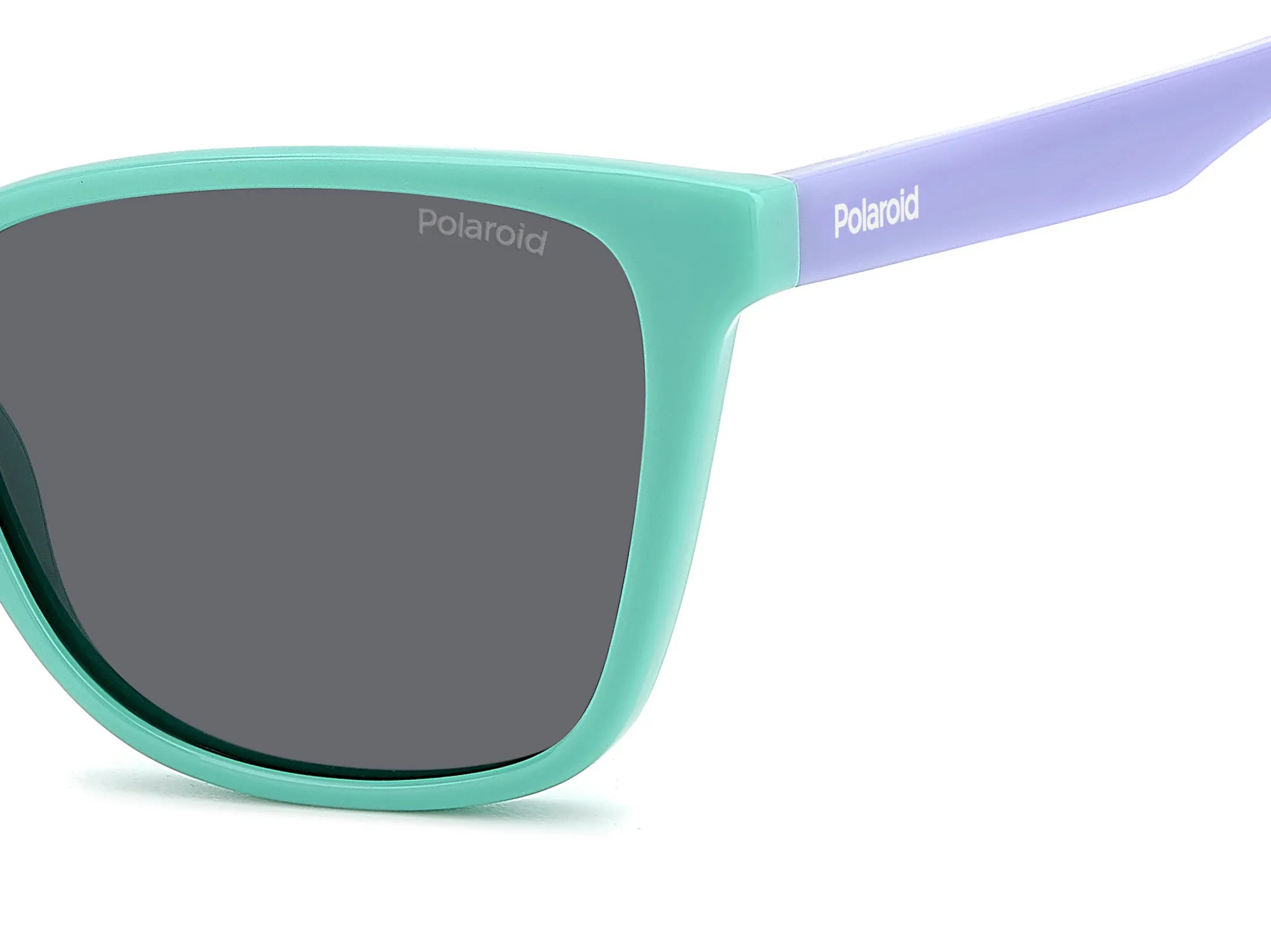 Polaroid Junior Polaroid PLD 8062/S WK2/M9 Occhiali da sole bambino Policarbonato Azzurro Grigio Squadrata Polarizzata - immagine 4