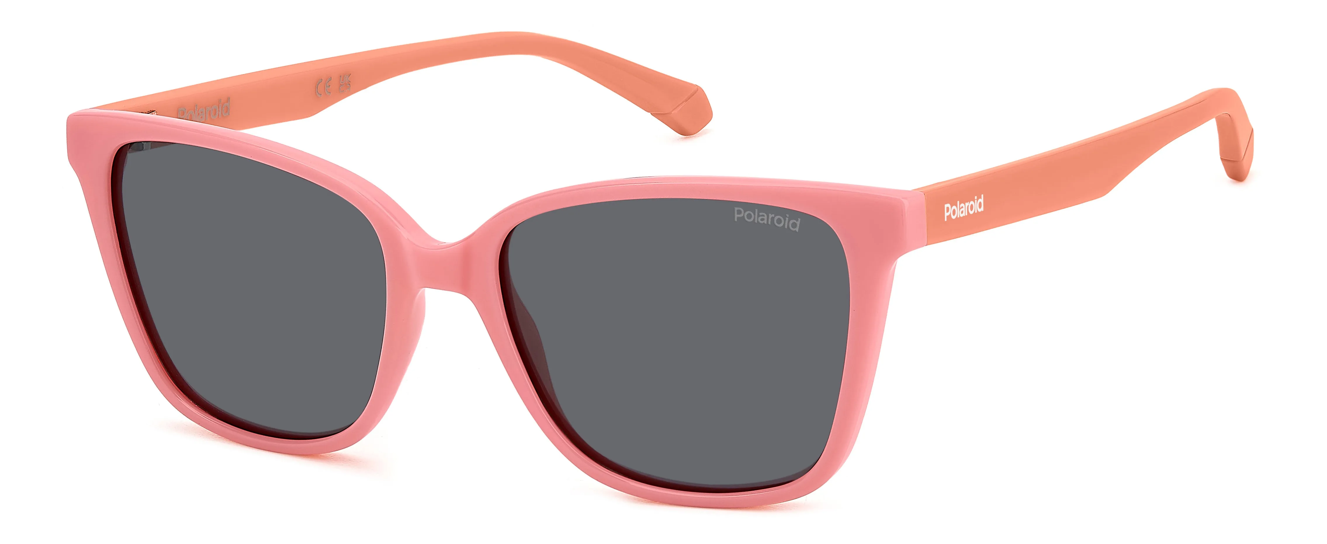 Polaroid Junior Polaroid PLD 8062/S 35J/M9 Occhiali da sole bambino Policarbonato Rosa Grigio Squadrata Polarizzata - immagine 1