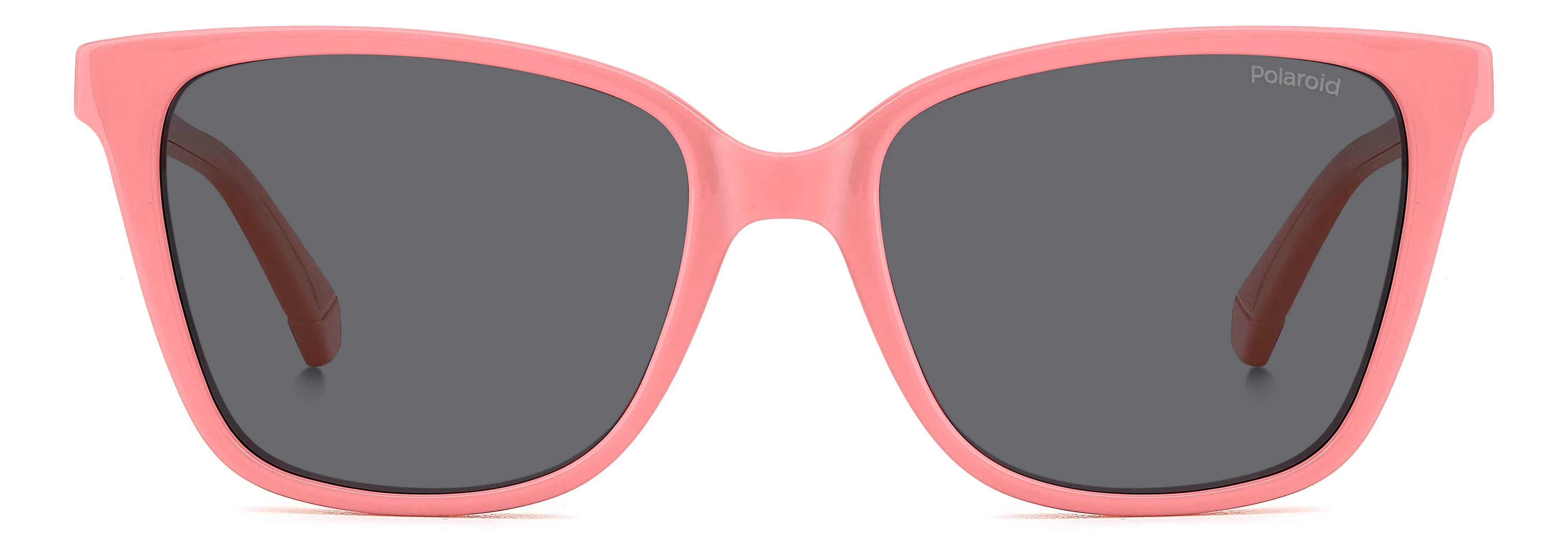 Polaroid Junior Polaroid PLD 8062/S 35J/M9 Occhiali da sole bambino Policarbonato Rosa Grigio Squadrata Polarizzata - immagine 2