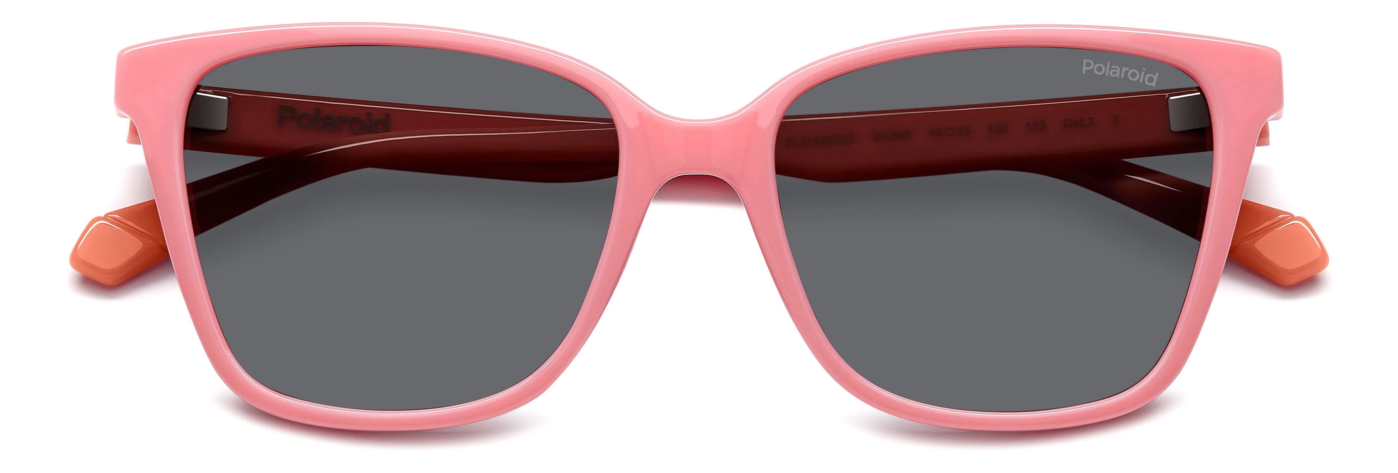 Polaroid Junior Polaroid PLD 8062/S 35J/M9 Occhiali da sole bambino Policarbonato Rosa Grigio Squadrata Polarizzata - immagine 3