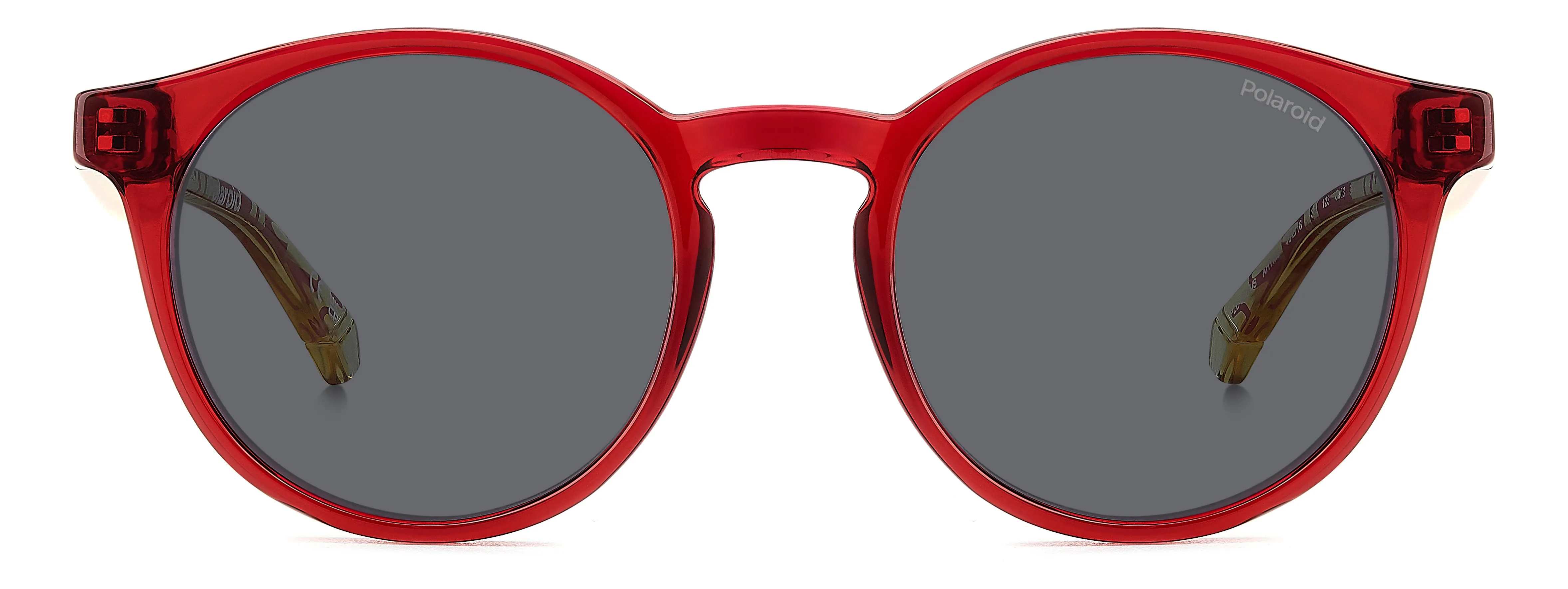 Polaroid Junior Polaroid PLD 8061/S AHY/M9 Occhiali da sole bambino Policarbonato Rosso Grigio Pantos Polarizzata - immagine 2