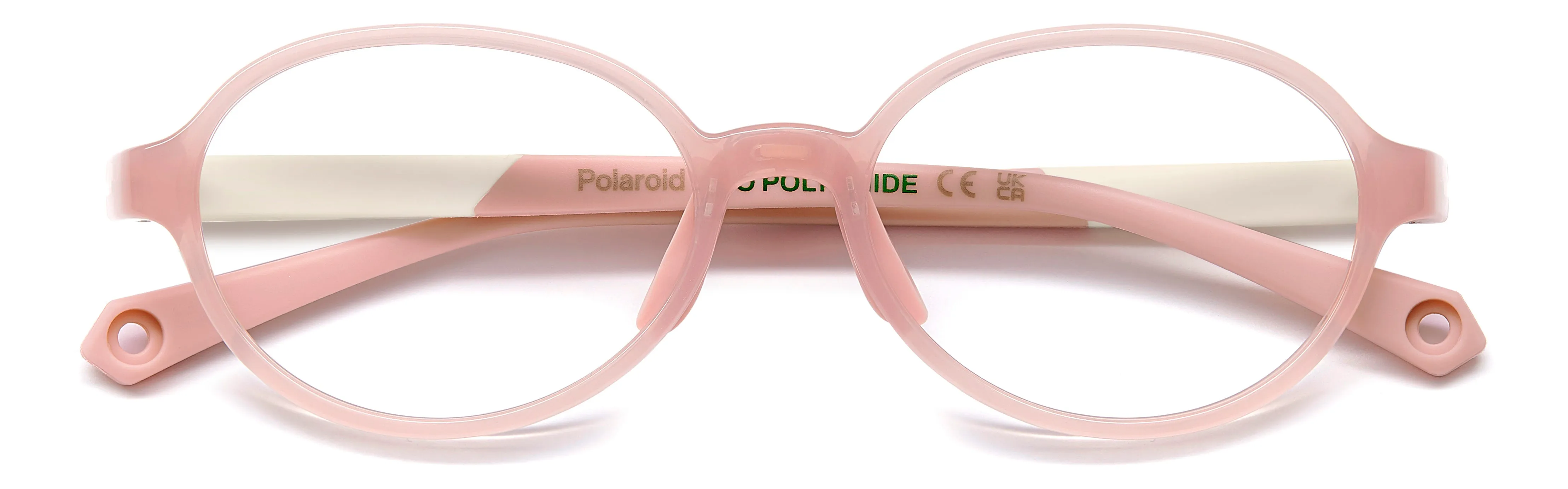Polaroid PLD D840 35J Montature da vista bambino Eco-poliammide Rosa Rotonda Normale - immagine 3